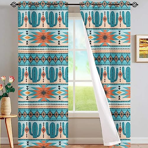 Aztec Cactus Print