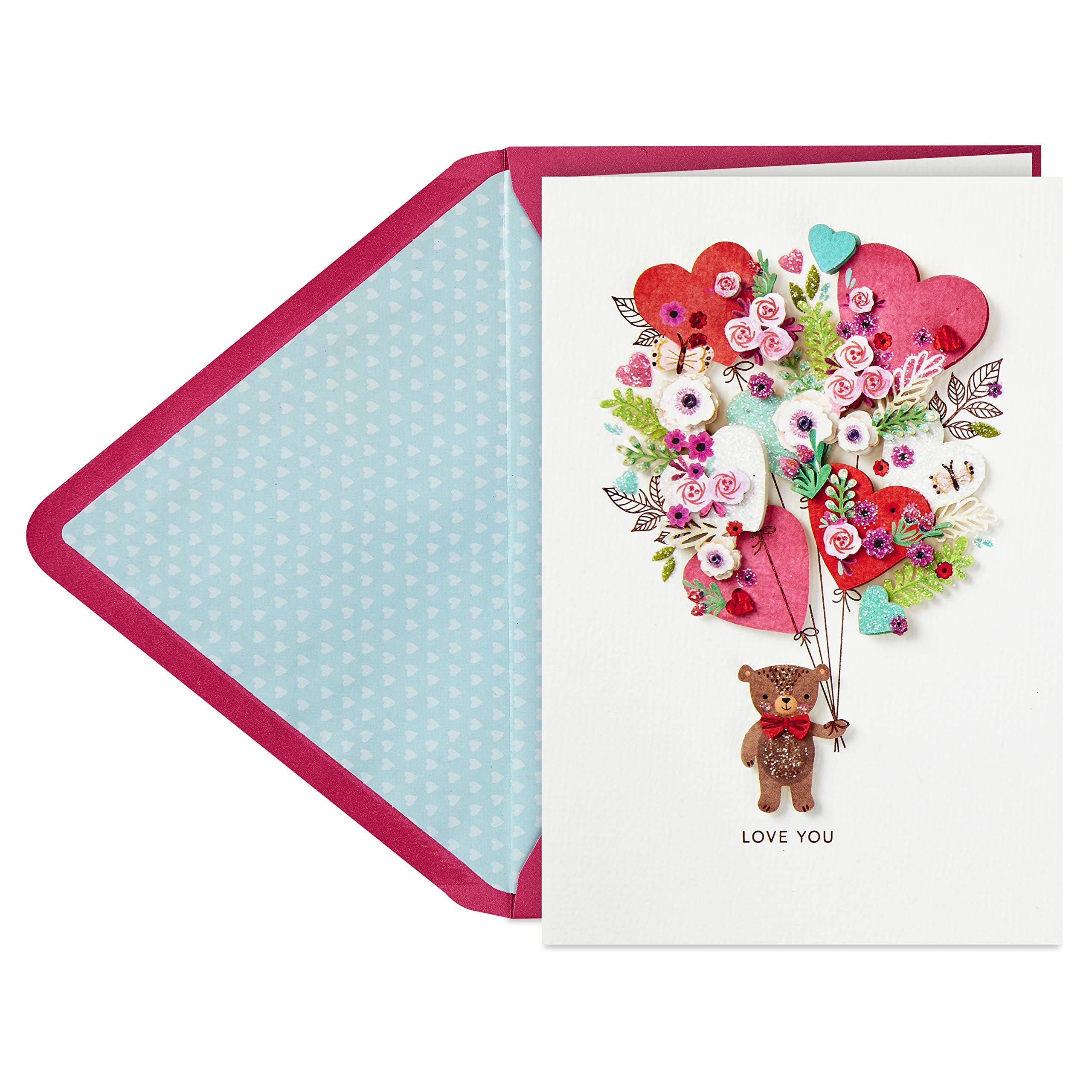 Hallmark Signature Mother's Day Greeting Card with Bear and Balloons Design - Perfect for Gifting, Celebrations & Special Occasions