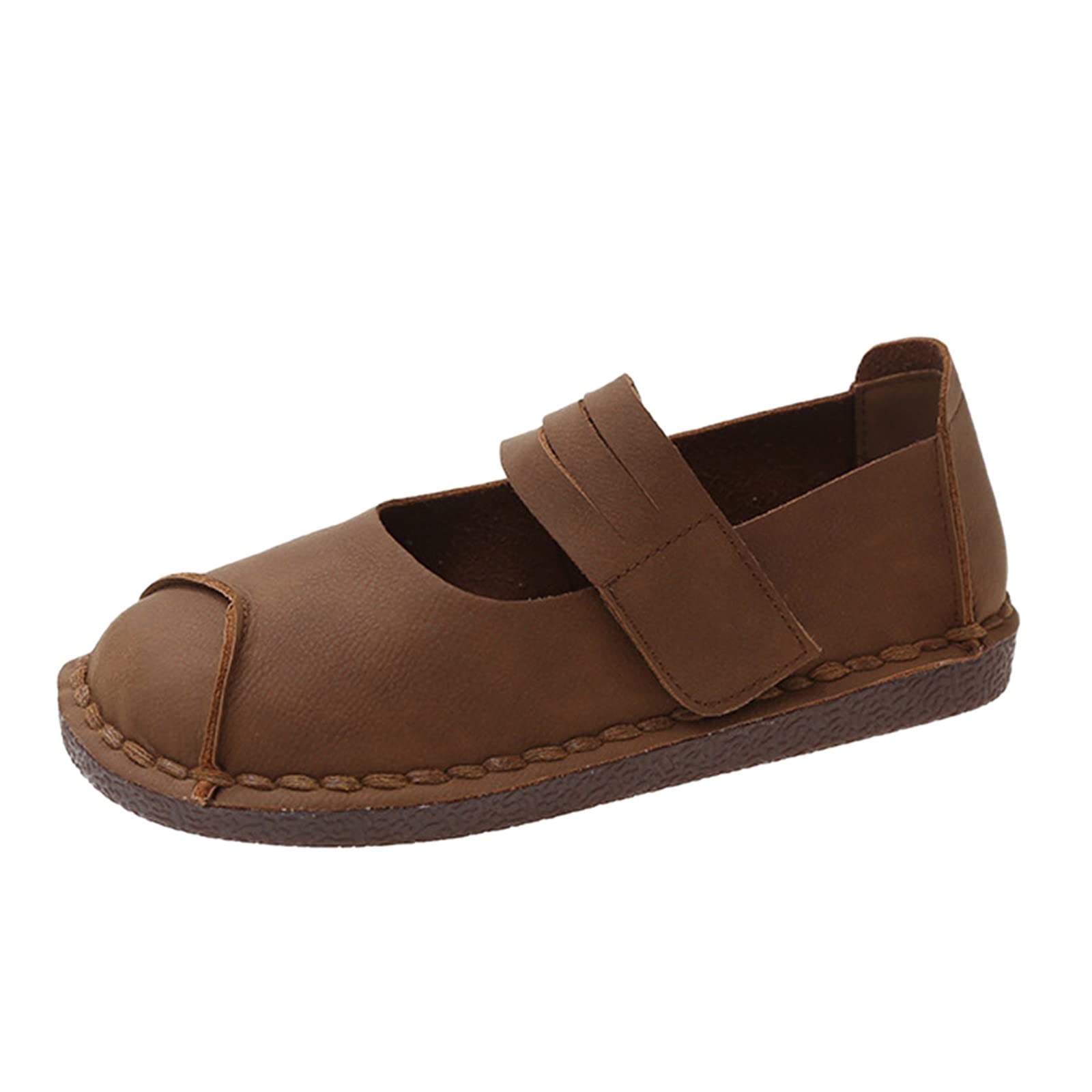 Retro Flat Casual Slip-On Shoes for Women - Soft & Comfortable Summer Spring Loafers - Perfect for Walking, Office, and Daily Wear