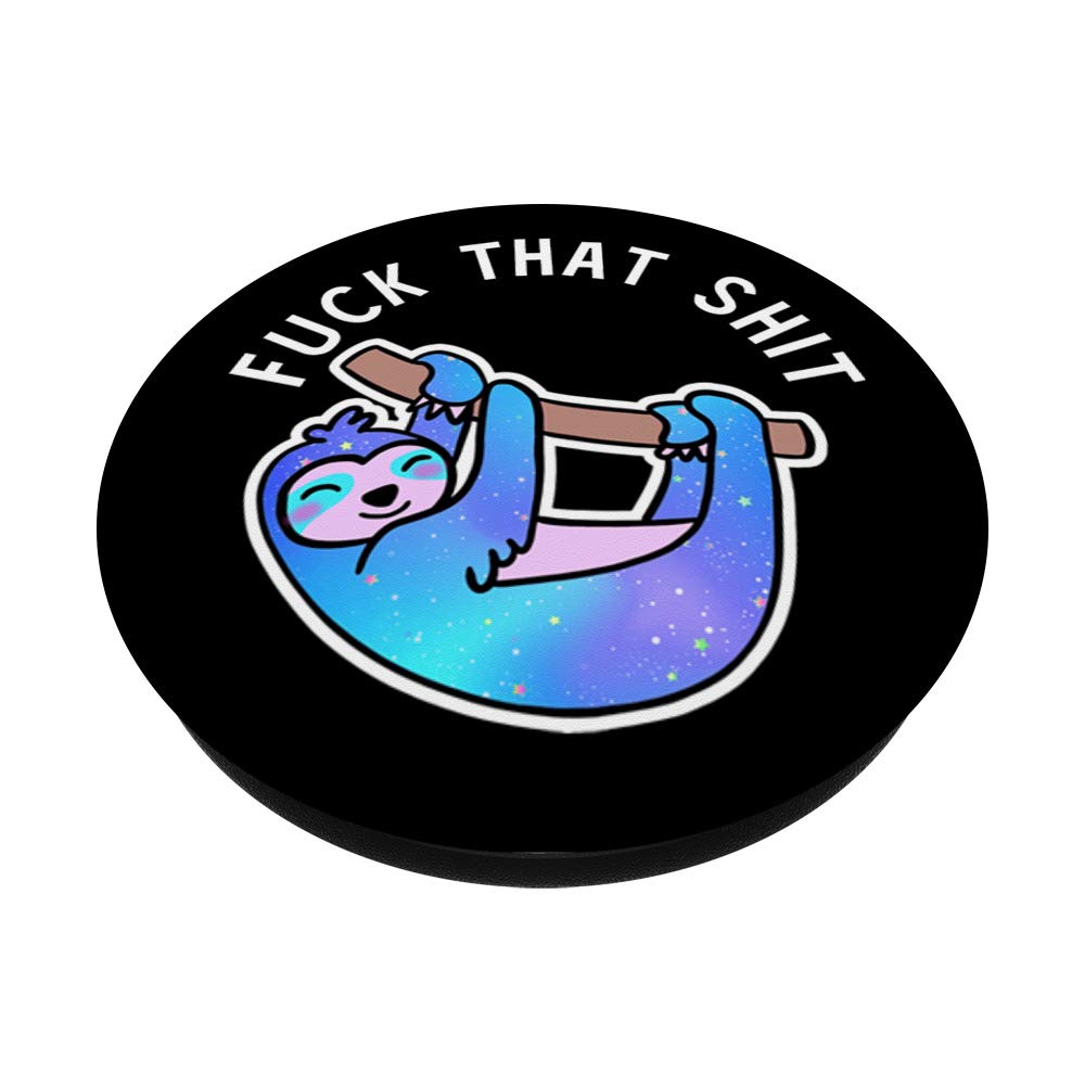 Pastel Goth Sloth Space Galaxy Kawaii PopSockets - Phone Grip & Stand for iPhone, Samsung, Tablets - Cute Accessory for Teens, Gaming, School & Work