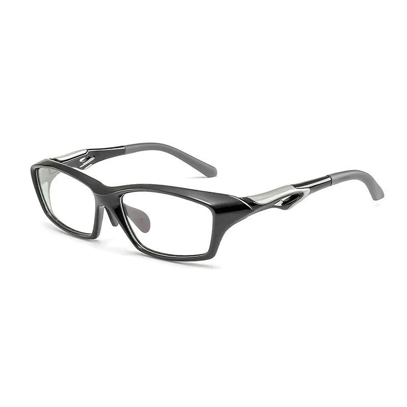 Brightzone Unisex Full Rim Square TR90 Ultem Sport Eyeglasses 71497 - Lightweight Durable Frames for Running, Cycling & Outdoor Activities