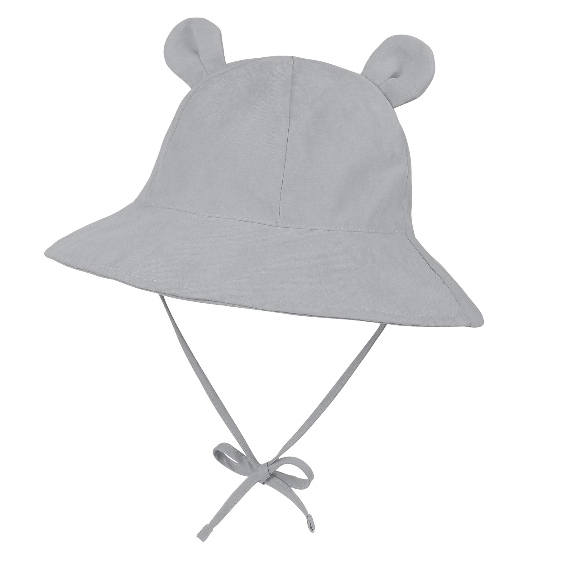Zando Baby & Toddler Sun Protection Bucket Hat - UPF 50+ Wide Brim Beach Hat for Infants & Girls, Adjustable Chin Strap, Lightweight Summer Sun Hat for Outdoor Play, Beach, Park & Pool Activities