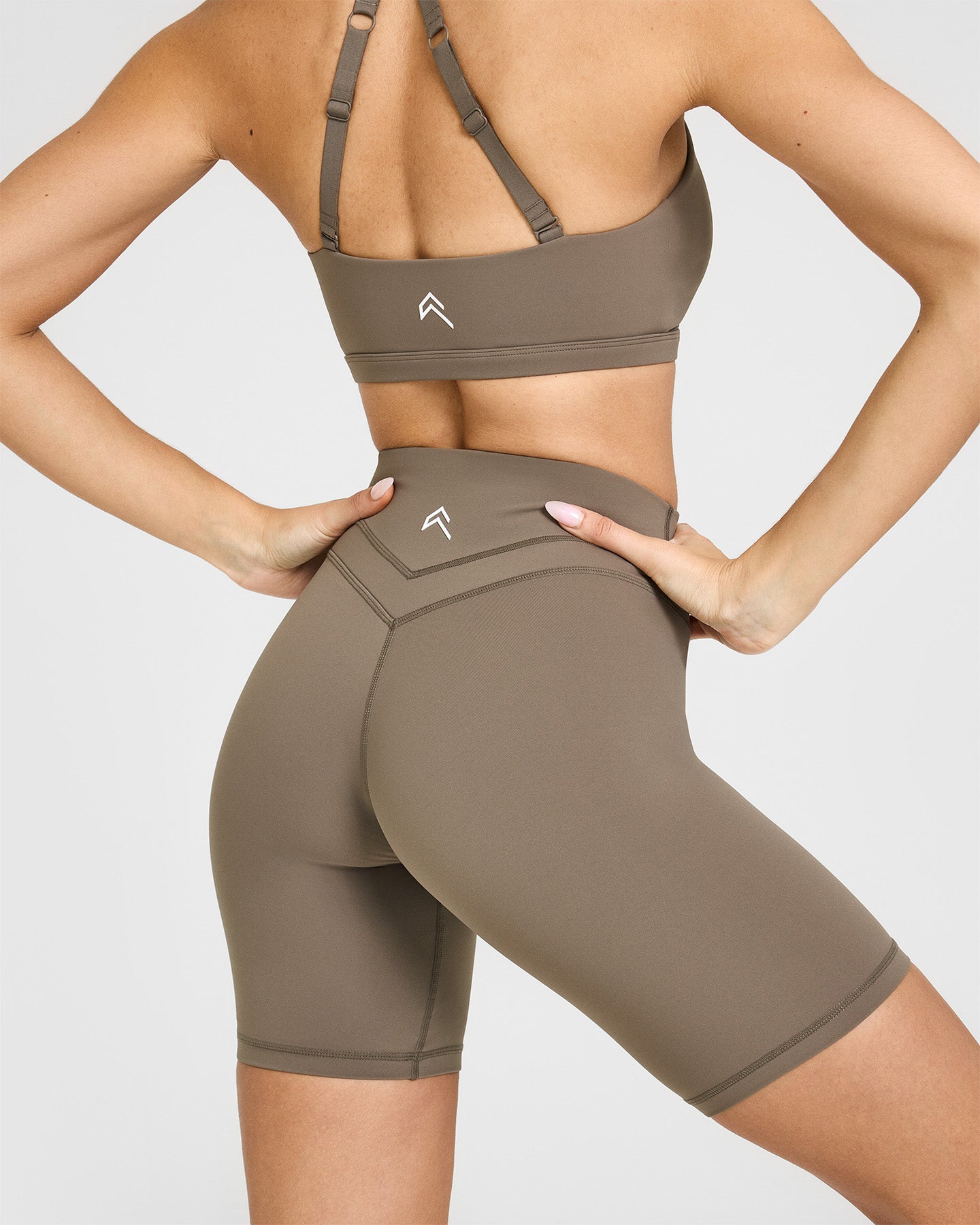 Unified Cycling Shorts 8 | Moss Brown | Comfortable Bike Shorts for Men & Women | Perfect for Road Biking, Mountain Biking & Indoor Cycling