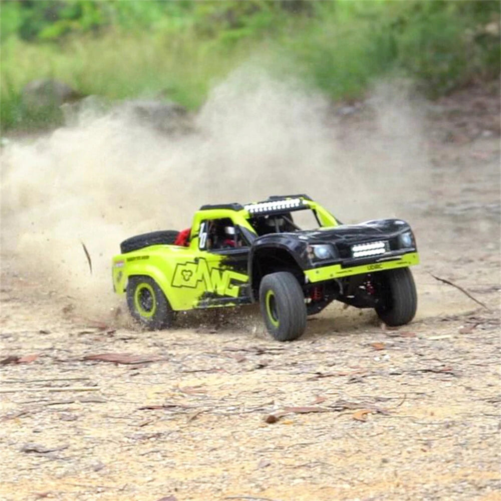 UDIRC 1002SE V2 1/10 Scale 4WD Brushless RC Truck - 60km/h High Speed, LED Lights, Gyro Stabilizer, All Terrain Off Road Remote Control Car for Adults & Kids - Perfect for Backyard Racing, Off-Road Adventures & RC Hobby Enthusiasts