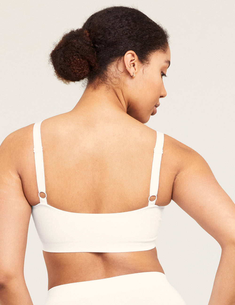 Wireless Full Bust Bra - Comfortable Support for Large Cup Sizes - Perfect for Everyday Wear, Yoga & Lounge - White