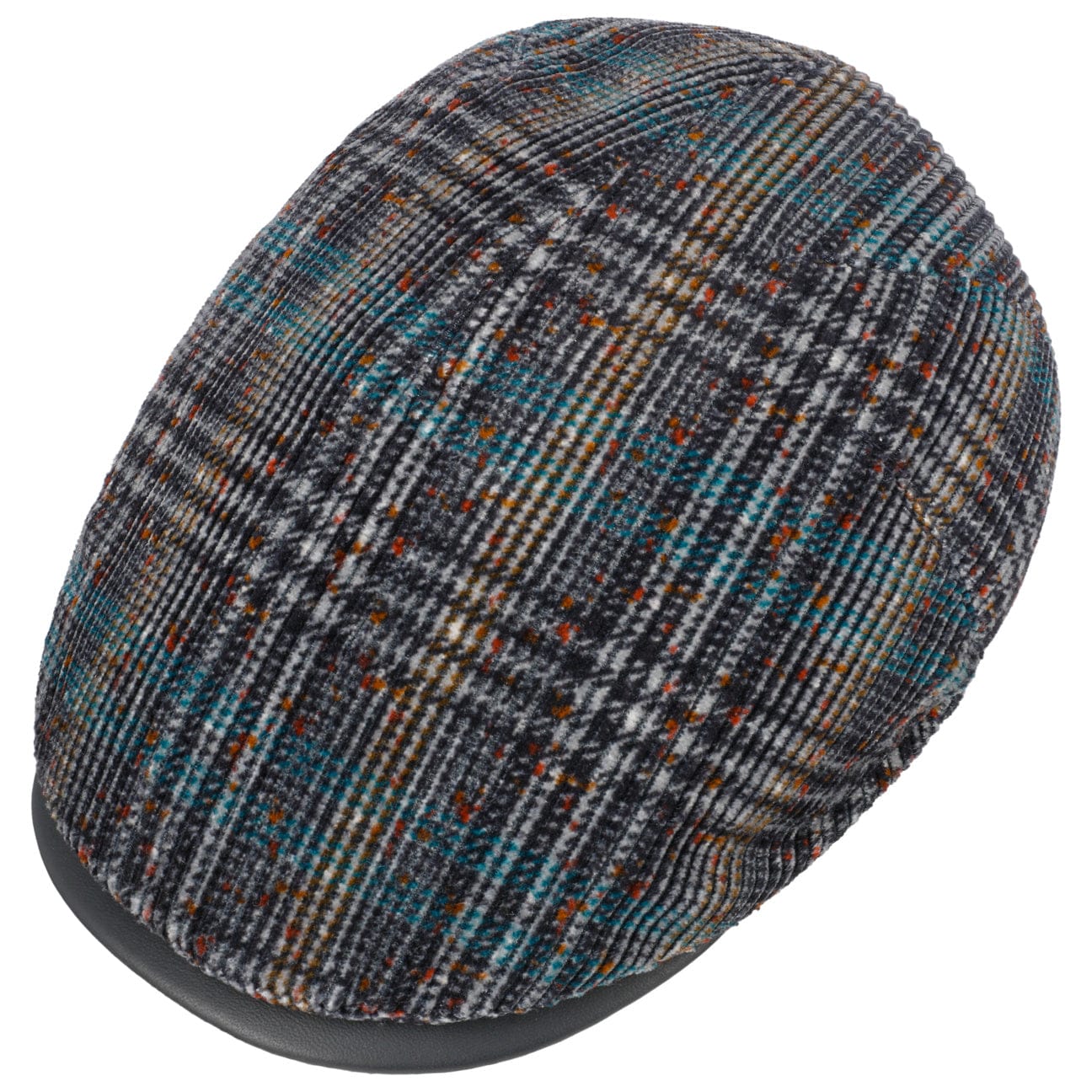 Marzio Chenille Flat Cap by Mayser - Premium Wool Blend Men's Hat for Casual & Formal Wear - Perfect for Winter, Autumn & Outdoor Activities