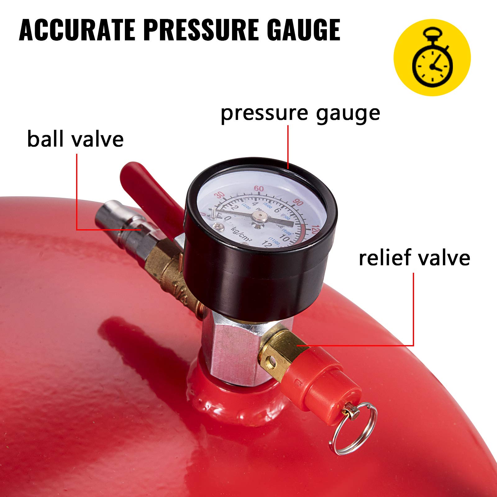 VEVOR 20 Gallon Portable Waste Oil Drain Tank - Air Operated Oil Change Container with Adjustable Funnel Height & Wheels for Easy Fluid Fuel Transfer | Perfect for Auto Shops, DIY Garage Oil Changes & Industrial Drainage Solutions