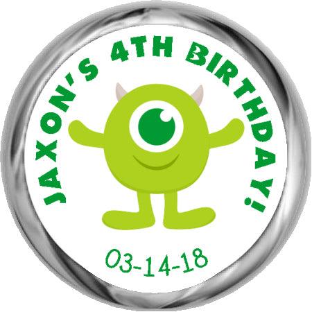 Mike Birthday Hershey Kisses Sticker - Fun Party Decoration for Birthdays, Valentine's Day & Special Events