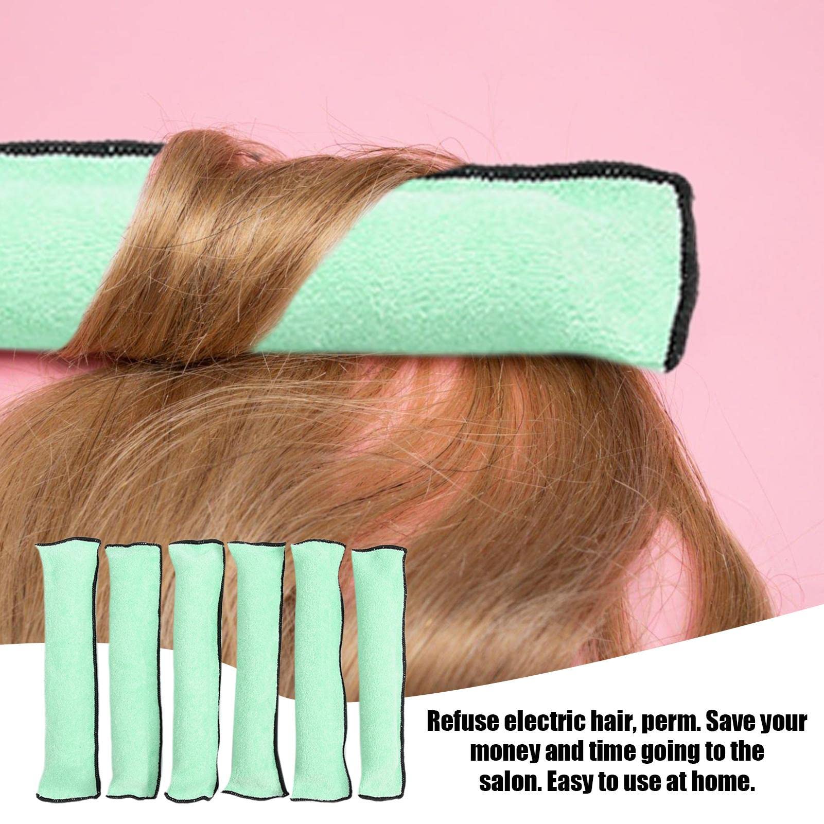 Soft Sleep Hair Rollers - Heatless Overnight Curlers for Short & Medium Hair | Foam Pillow Hair Curlers for Nighttime Styling | Perfect for Bedtime, Travel & Damage-Free Waves