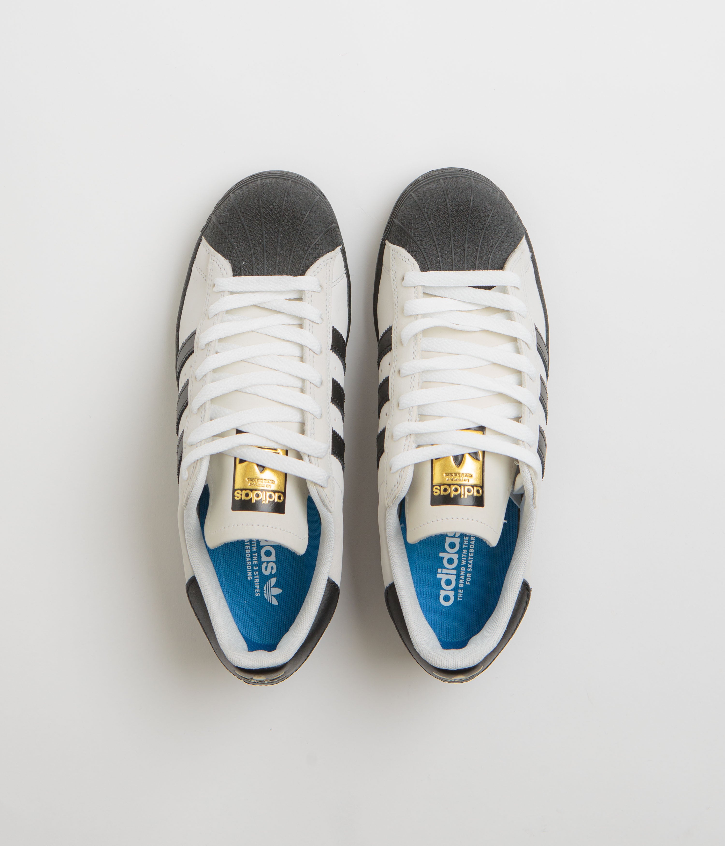 Adidas Superstar ADV Shoes for Men & Women - Crystal White / Core Black / FTWR White - Classic Sneakers for Casual Wear, Street Style & Everyday Comfort