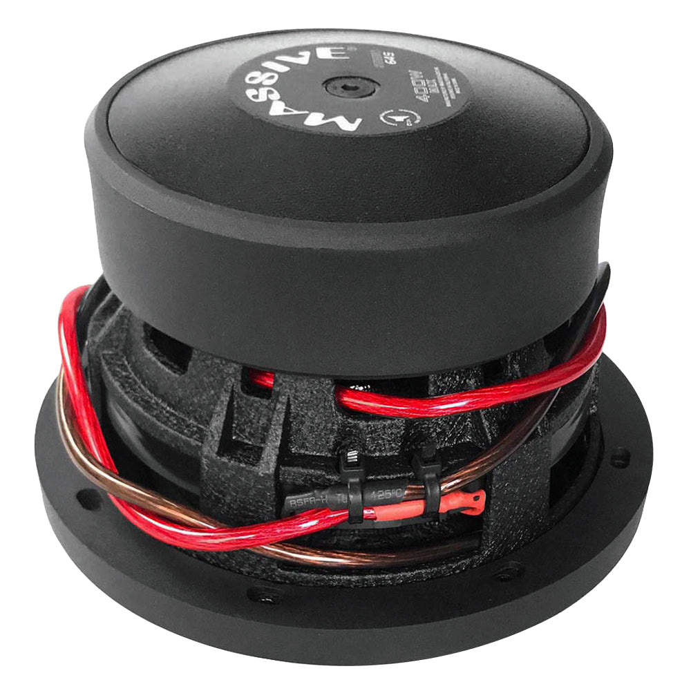 SUMMO64S 200W RMS Dual 4 Ohm 1.5V.C. Shallow Mount Car Subwoofer - Powerful Bass for Trucks, SUVs & Compact Vehicles