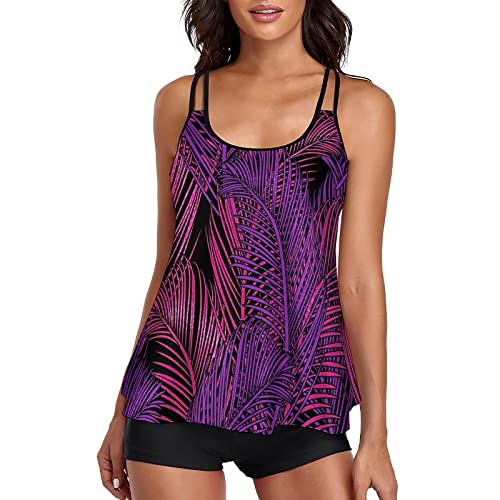 Women's High Waisted V Neck Sleeveless Swimsuit with Shorts - Sexy Beachwear for Swimming, Vacation & Summer Outfits | Perfect for Pool Parties, Beach Trips & Tropical Getaways