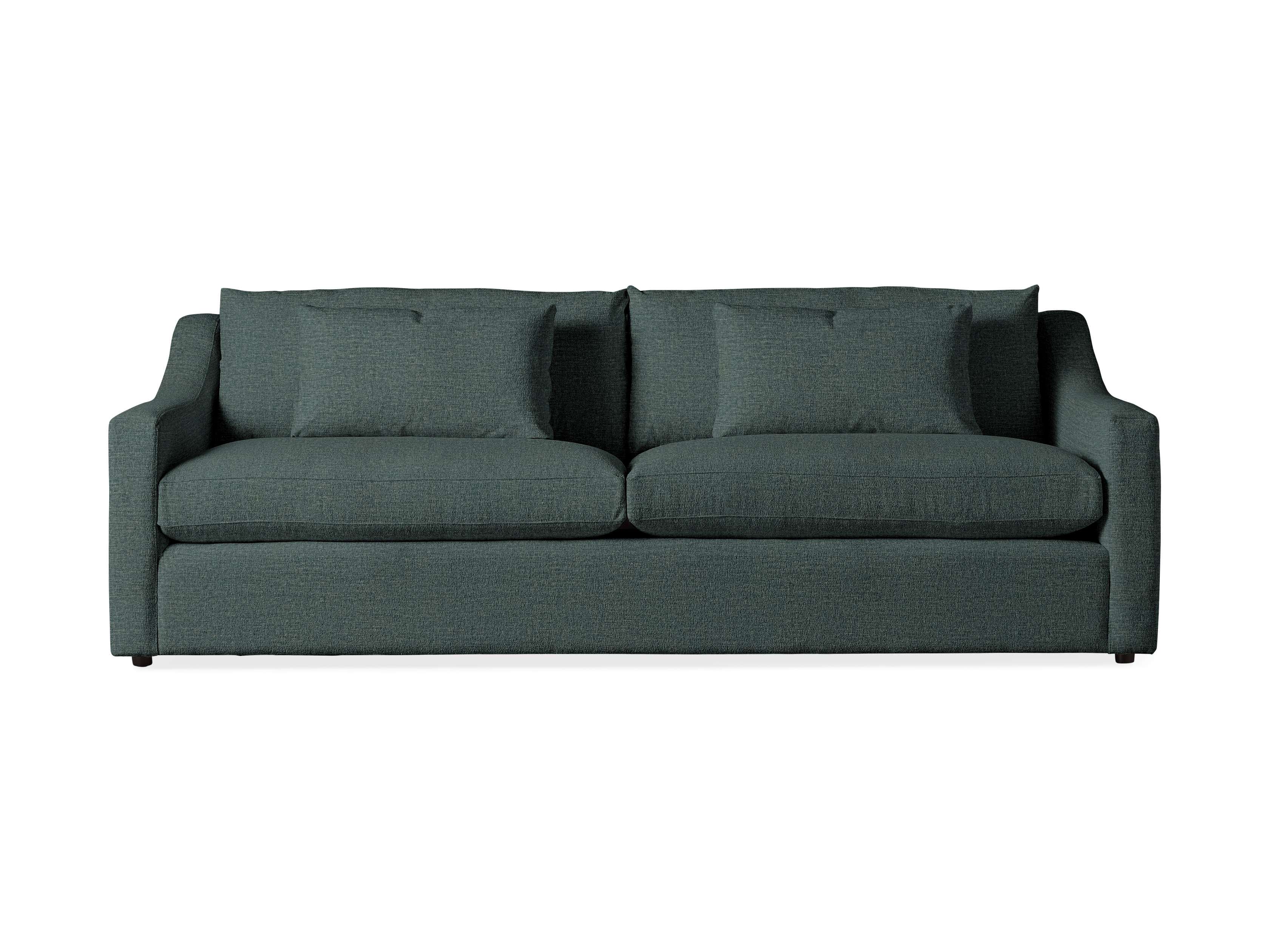 Ashby Sofa 508 - Modern Comfortable 3-Seater Couch for Living Room, Lounge & Office - Soft Fabric Upholstery with Sturdy Wooden Legs