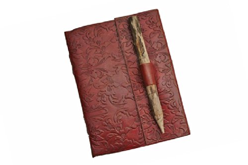 Premium Leather Journal with Lock & Pencil - Handmade Vintage Writing Notebook for Travel, Diary, Sketching & Gift Ideas | SZCO Supplies