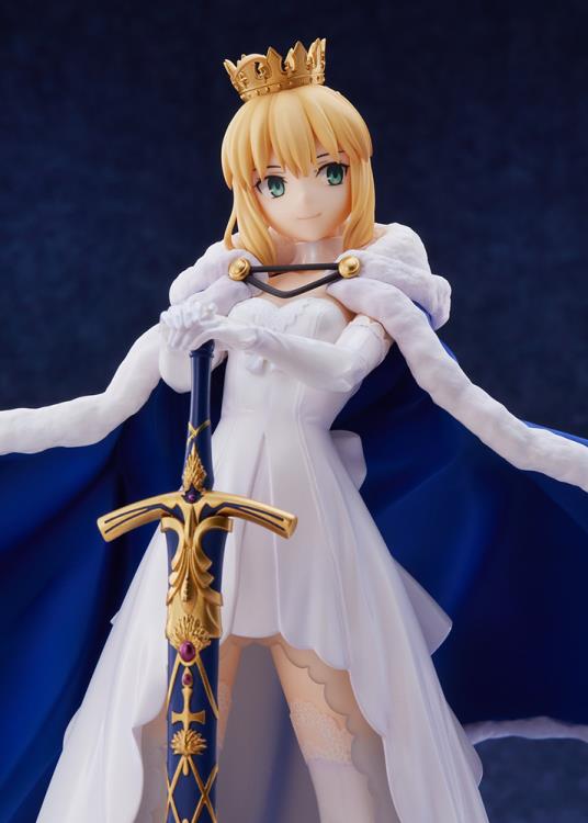 Aniplex 1/7 Scale Fate/Grand Order Saber Altria Pendragon Under the Same Sky Ver. Anime Figure - Collectible Statue for Display & Anime Fans Gift