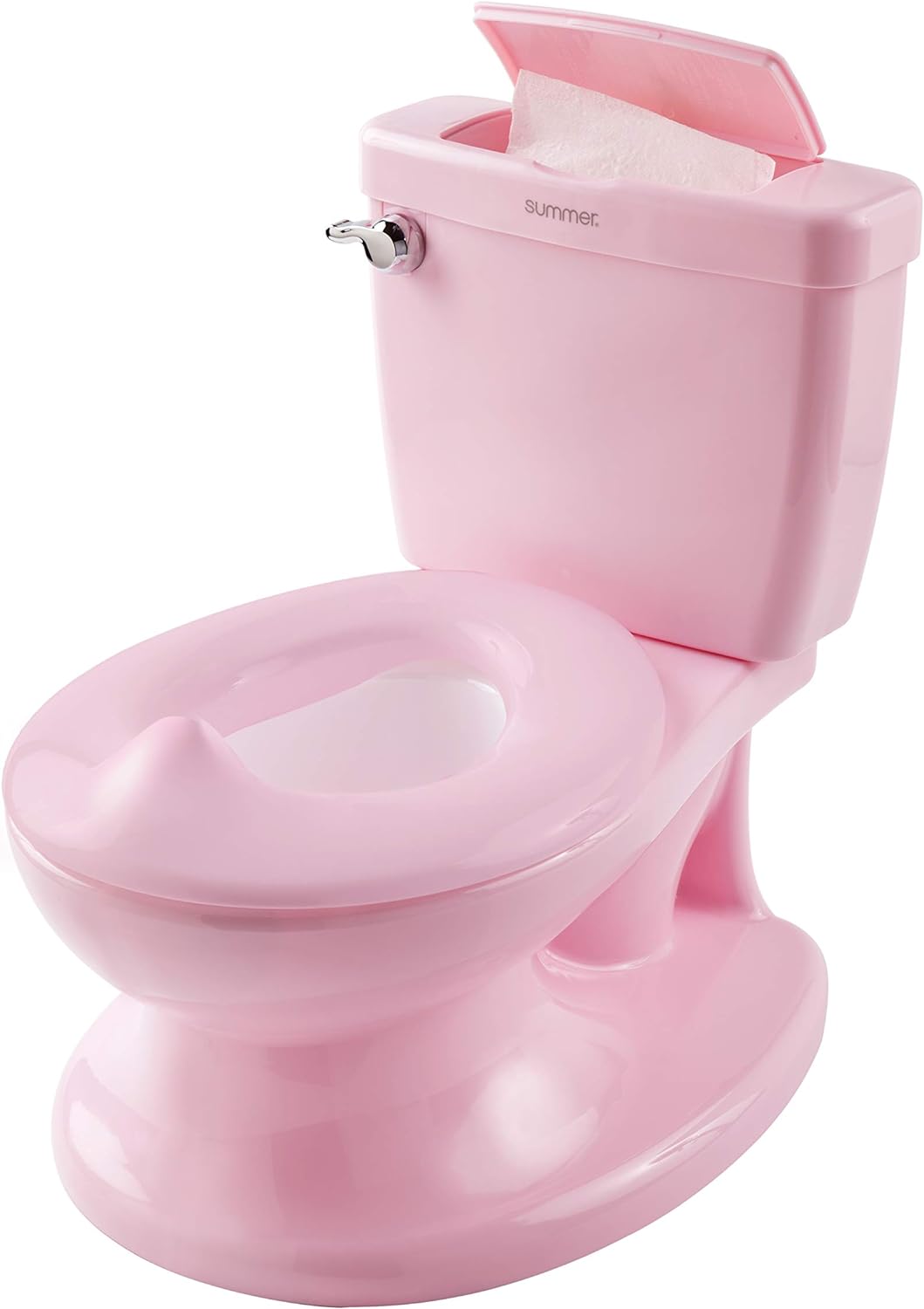 Summer Infant My Size Potty - Realistic Training Toilet for Toddlers | Adjustable Seat & Removable Bowl | Perfect for Potty Training at Home & Daycare