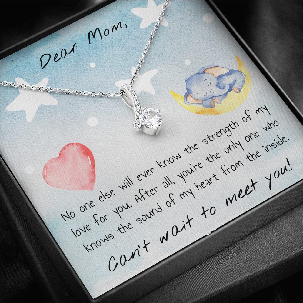 Elegant Mother's Day Necklace with Gift Card - Perfect Jewelry Gift for Mom, Wife, Grandma | Birthday, Anniversary, Valentine's Day Present
