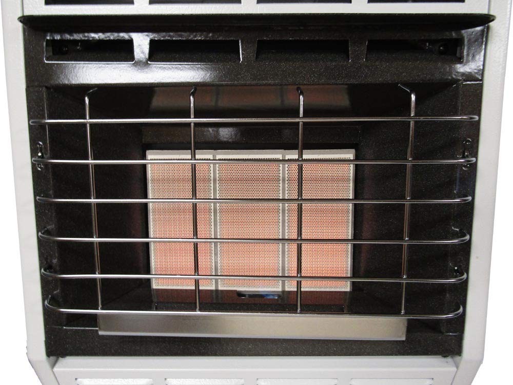 Empire SR18W 18,000 BTU Infrared Natural Gas Vent-Free Space Heater for Indoor Use - Perfect for Garages, Basements & Workshops