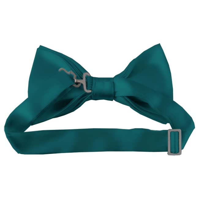 Stylish Solid Color Pre-Tied Bow Tie for Kids - Perfect for Weddings, School Photos & Special Occasions