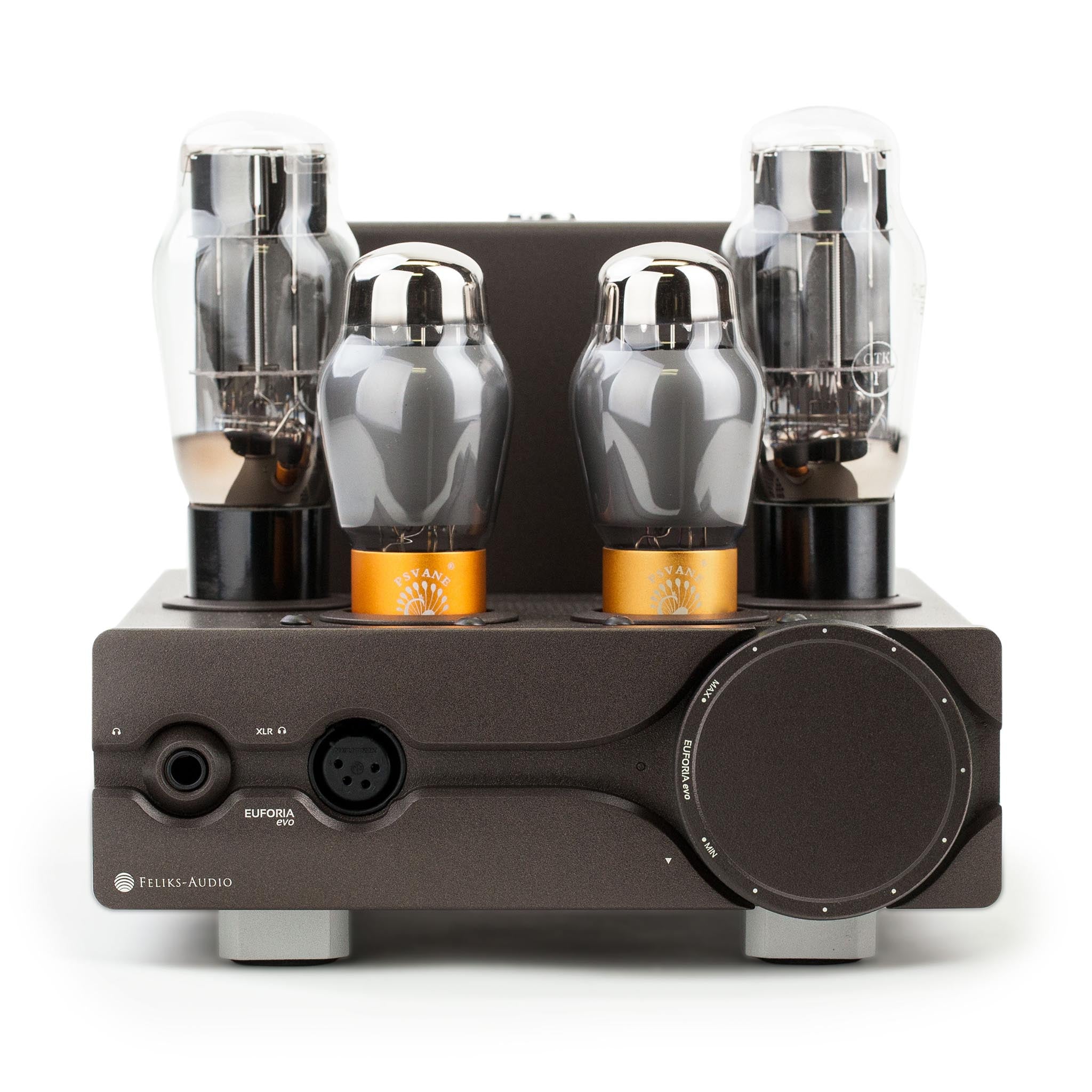 Feliks Audio Euforia EVO Tube Headphone Amplifier - High-End Audiophile Open-Back Headphone Amp for Vinyl & Digital Music Listening at Home