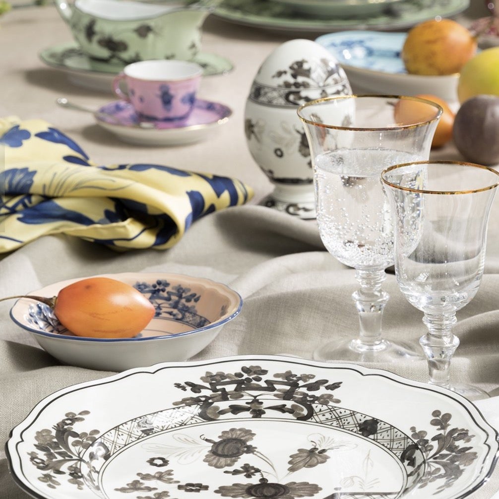 Oriente Italiano 10-Inch White Porcelain Dinner Plate - Elegant & Durable for Formal Dining, Restaurant Use & Special Occasions