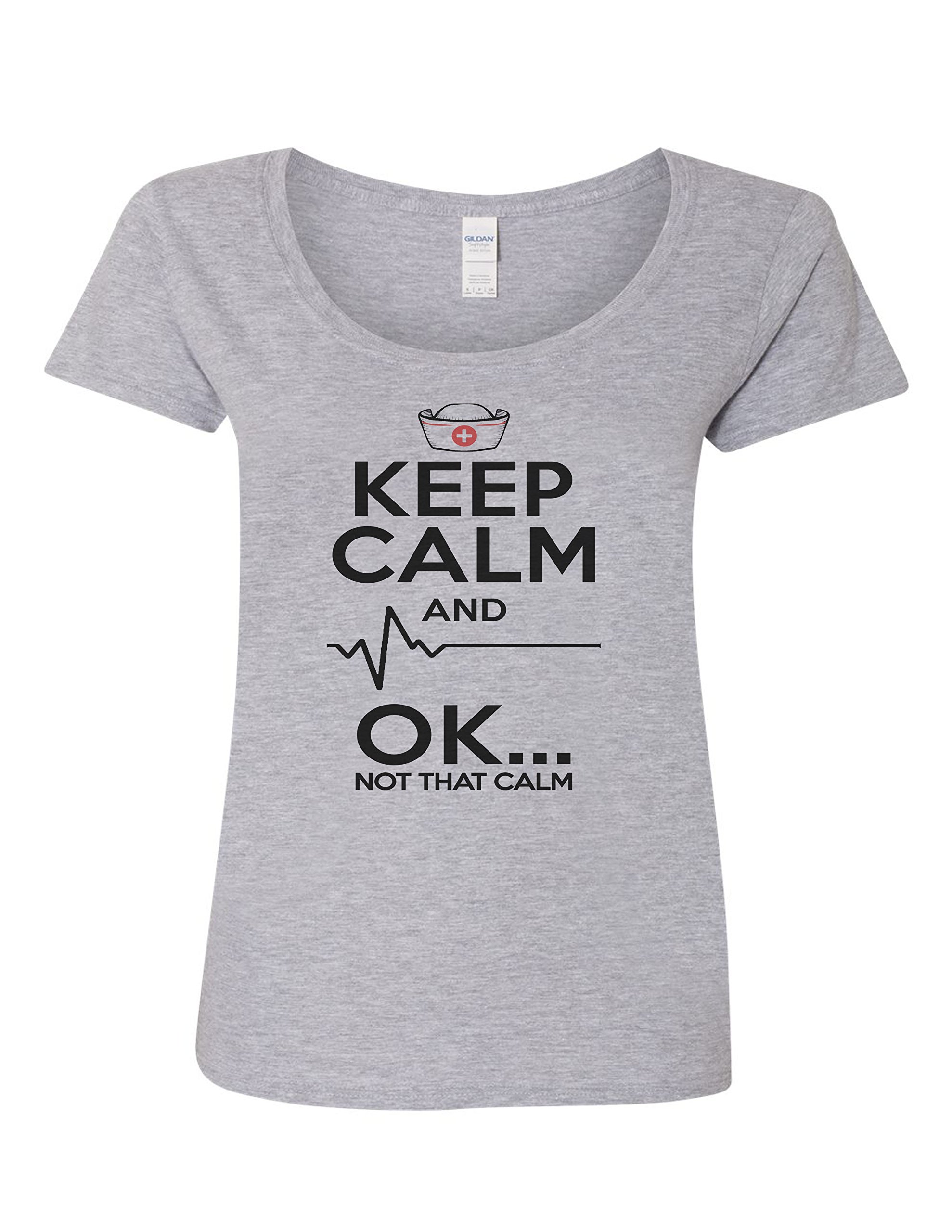 Keep Calm Nursing Shirt - Cute Women's Medical Tee for Nurses & Healthcare Workers | Royaltee Collection | Perfect for Hospitals, Clinics & Nursing School
