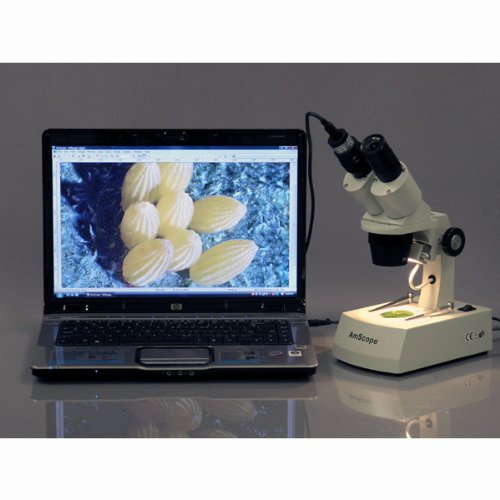2.0 MP USB Digital Microscope Camera for PC & Mac - Still & Live Video Imaging with Calibration Kit - Perfect for Electronics Repair, Coin Collecting, and Science Education