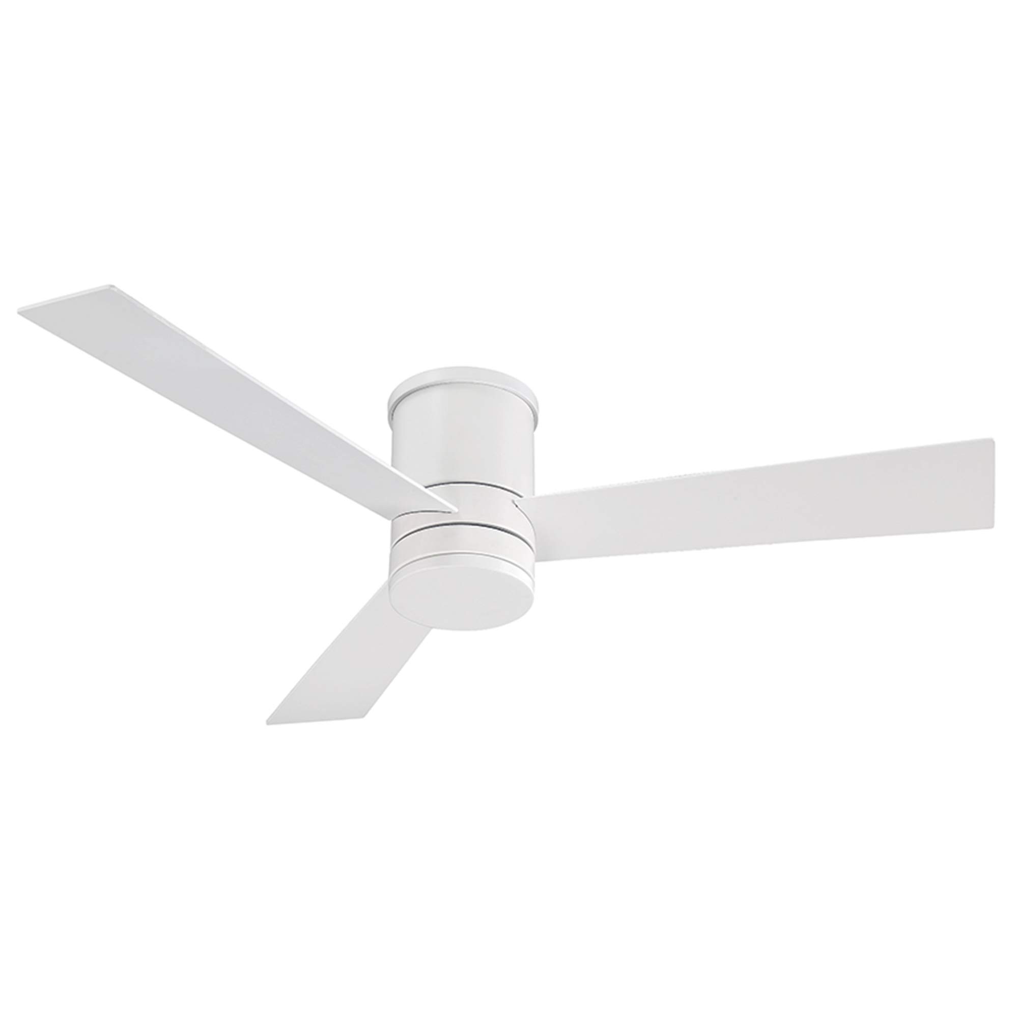 52in Axis Smart 3-Blade Flush Mount Ceiling Fan with 3000K LED Light & Remote Control - Works with Alexa, Google Assistant, Samsung Things, iOS & Android App - Perfect for Living Rooms, Bedrooms & Outdoor Spaces