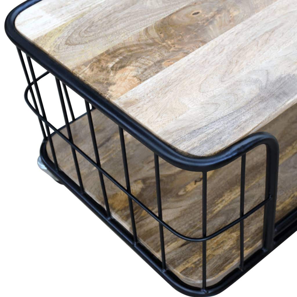 Solid Mango Wood Coffee Table 39.4