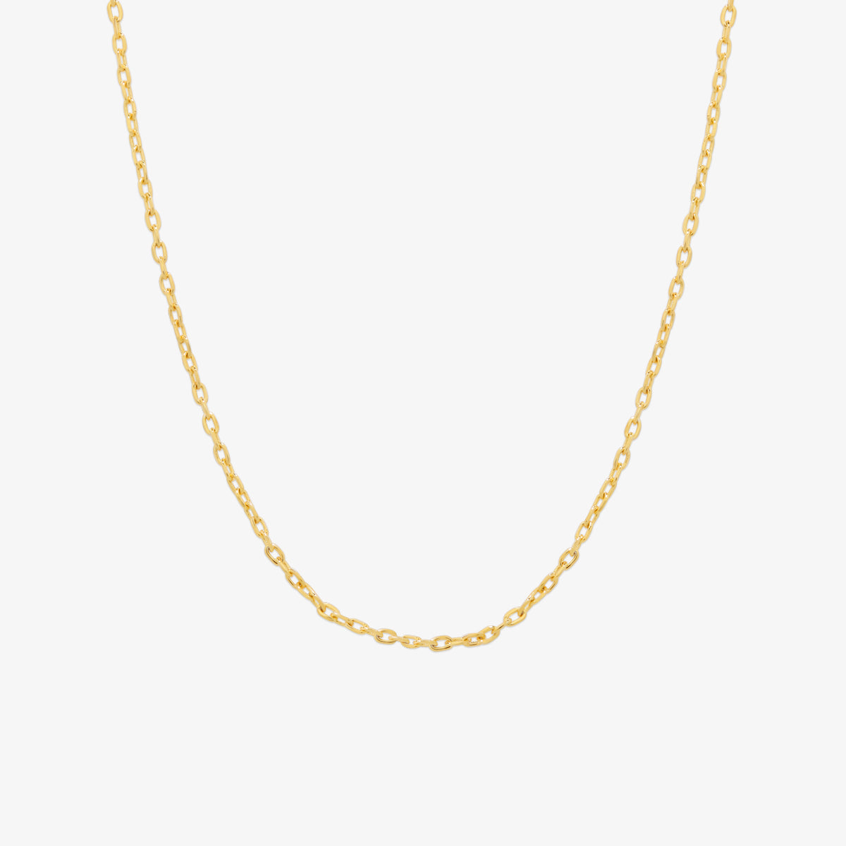 Elegant Plain Chain Necklace for Women - Minimalist Gold & Silver Layering Jewelry - Perfect for Everyday Wear, Gifts & Special Occasions