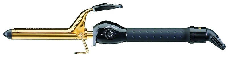 Babyliss Pro Gold Titanium 3/4 Inch Spring Curling Iron - Professional Hair Styling Tool for Salon-Quality Waves & Curls at Home - Perfect for Daily Styling, Special Occasions & Bridal Hair