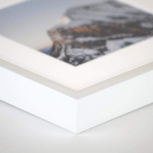 Frame It Easy 13x25 Inch White Metal Picture Frame - Ashford Collection - Perfect for Wall Art, Photos & Home Decor