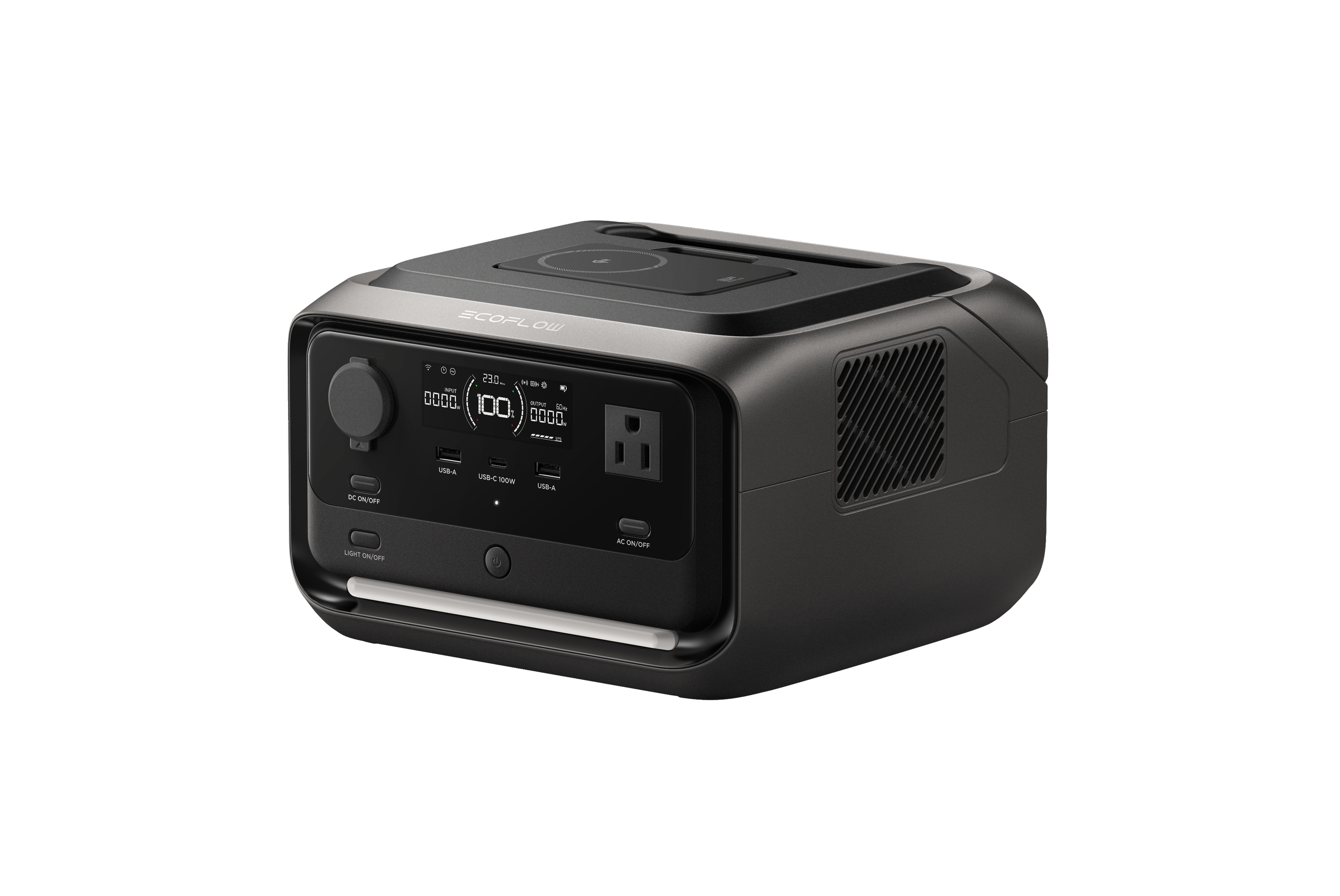 EcoFlow RIVER 3 Plus Portable Power Station with Wireless Charging - 288Wh Solar Generator for Camping, RV, Emergencies & Outdoor Adventures