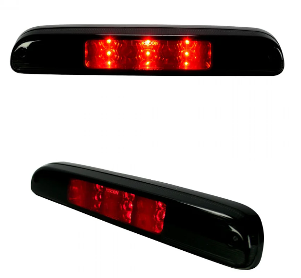 Ford Ranger 1995-2003 3rd Brake Light Kit - LED Smoked Lens Replacement for Improved Visibility & Safety - Perfect for Off-Roading & Night Driving