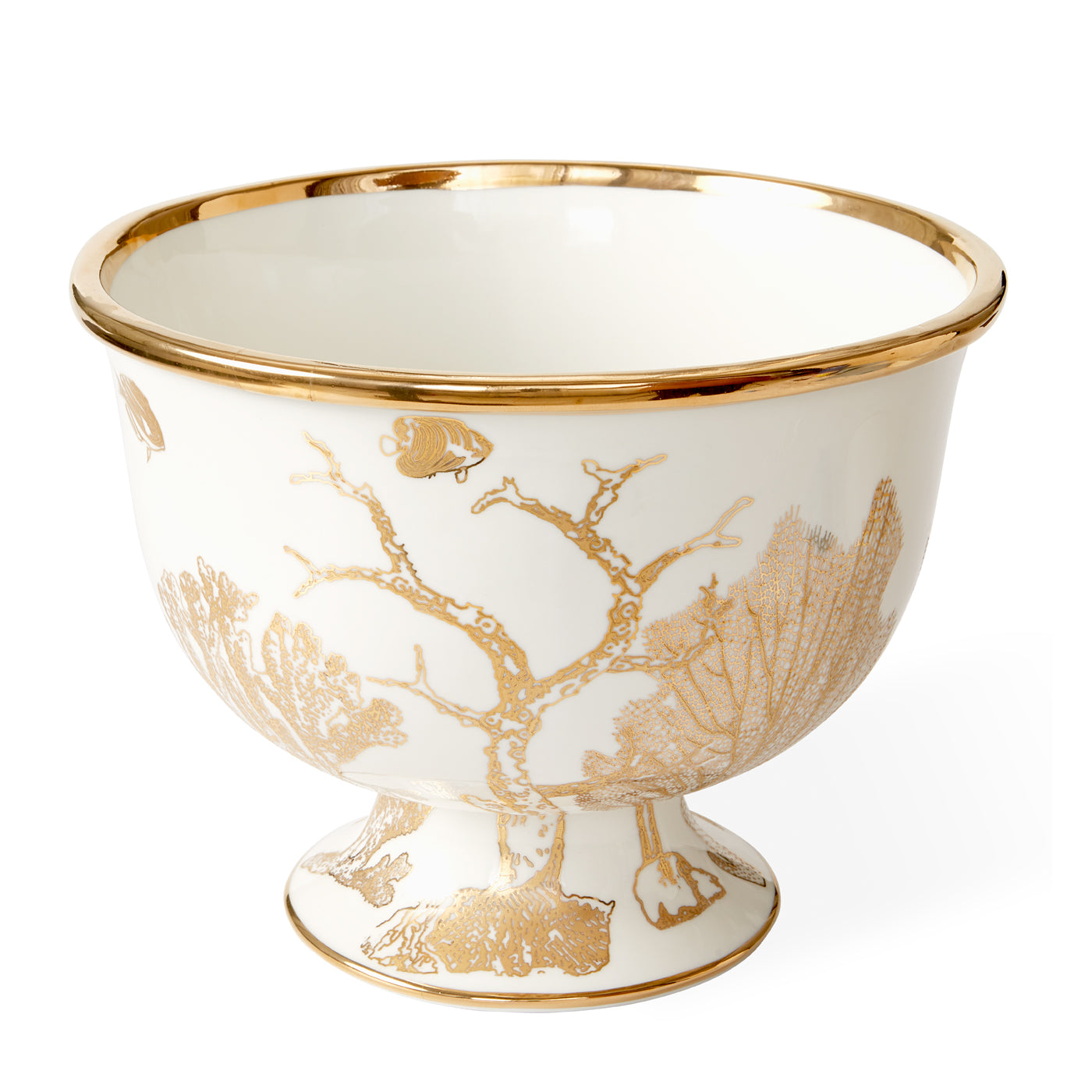 Botanist Coral Centerpiece Bowl - Handmade Ceramic Decorative Bowl for Dining Table, Wedding, and Home Decor | Perfect for Centerpieces, Floral Arrangements, and Gift Giving
