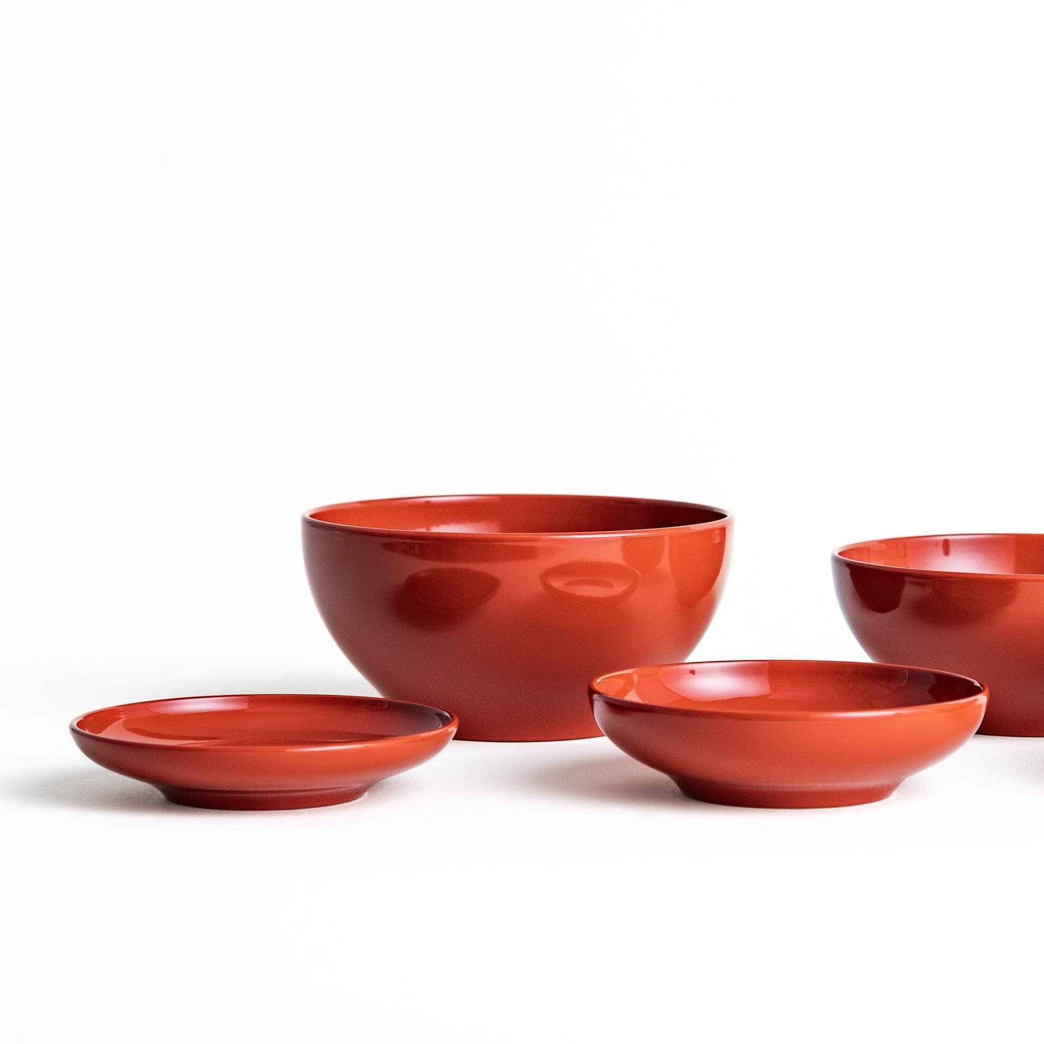 5-Piece Nested Oryoki Set - Traditional Japanese Zen Buddhist Meal Bowls for Mindful Eating, Meditation & Ceremonial Use