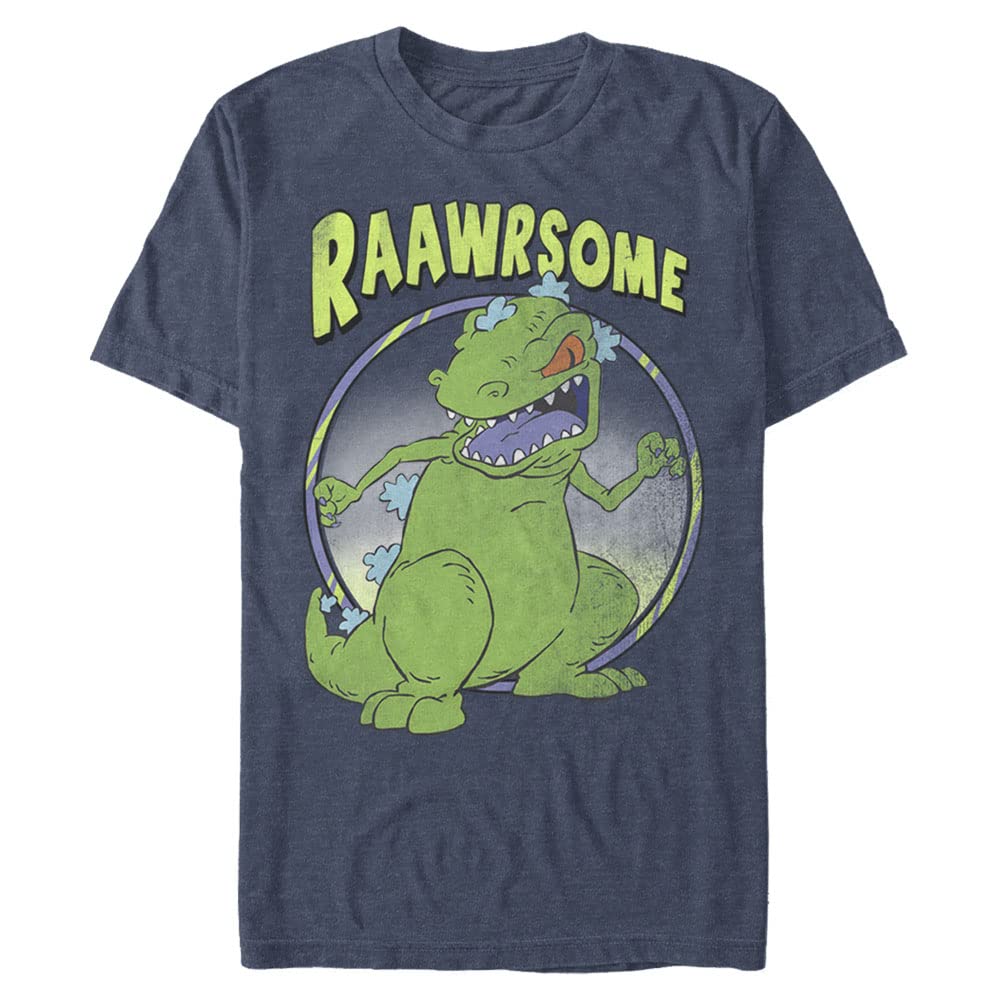 Nickelodeon Men's Big & Tall Raawsome Graphic T-Shirt - Comfortable Cotton Tee for Casual Wear, Lounge & Fan Merchandise
