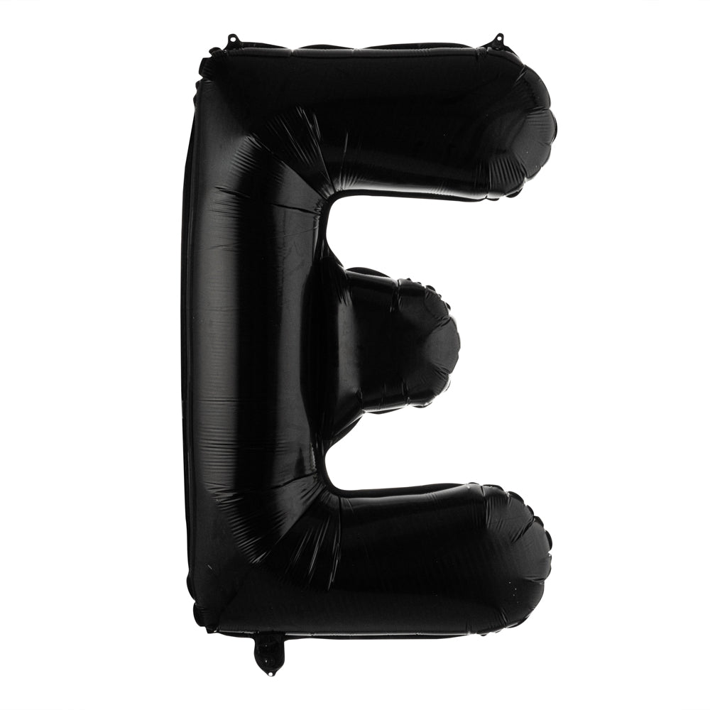 Balloonify Black Mylar Letter E Balloon - 40