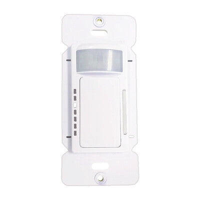 EIKO 12636 WS2 Wireless Smart Dimmer Switch with PIR Motion Sensor & Bluetooth Mesh - Single Rocker, 120-277V - Perfect for Home Automation & Energy Saving Lighting Control