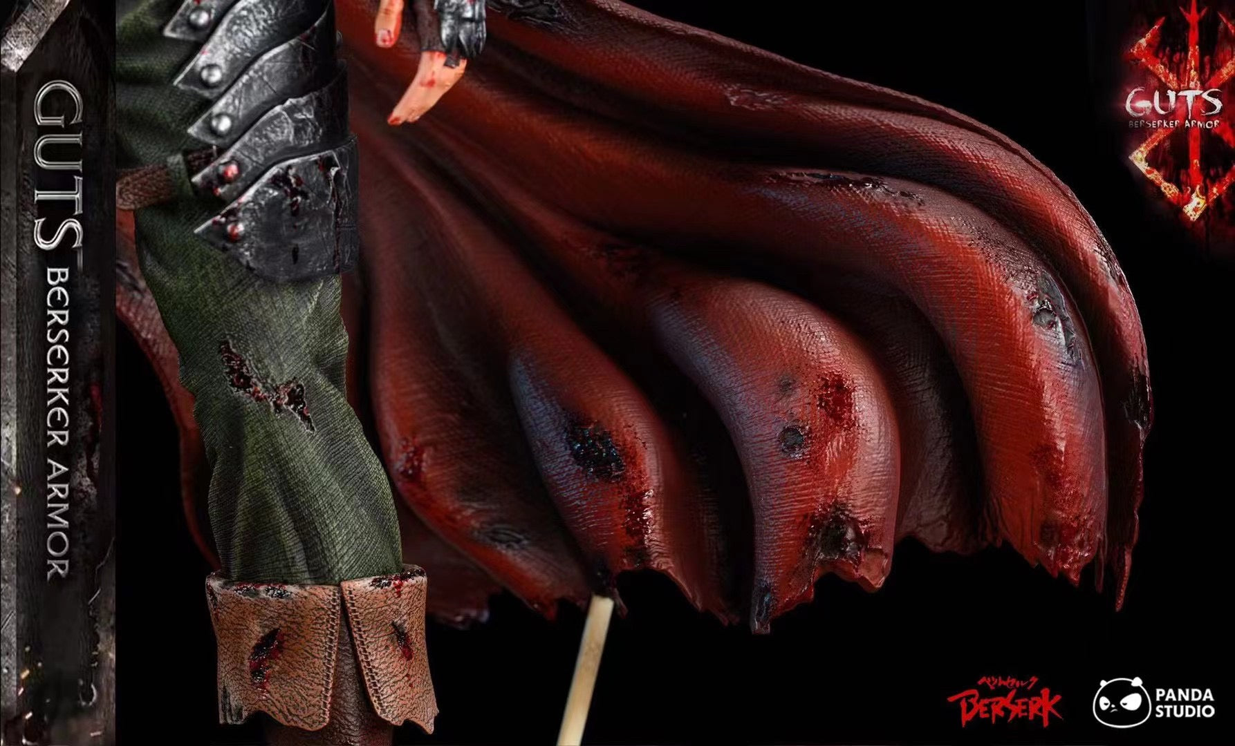 Berserk Guts Anime Figure - High-Quality Collectible Statue from Panda Studio | Perfect for Manga Fans, Gift for Anime Lovers, and Home Office Decoration