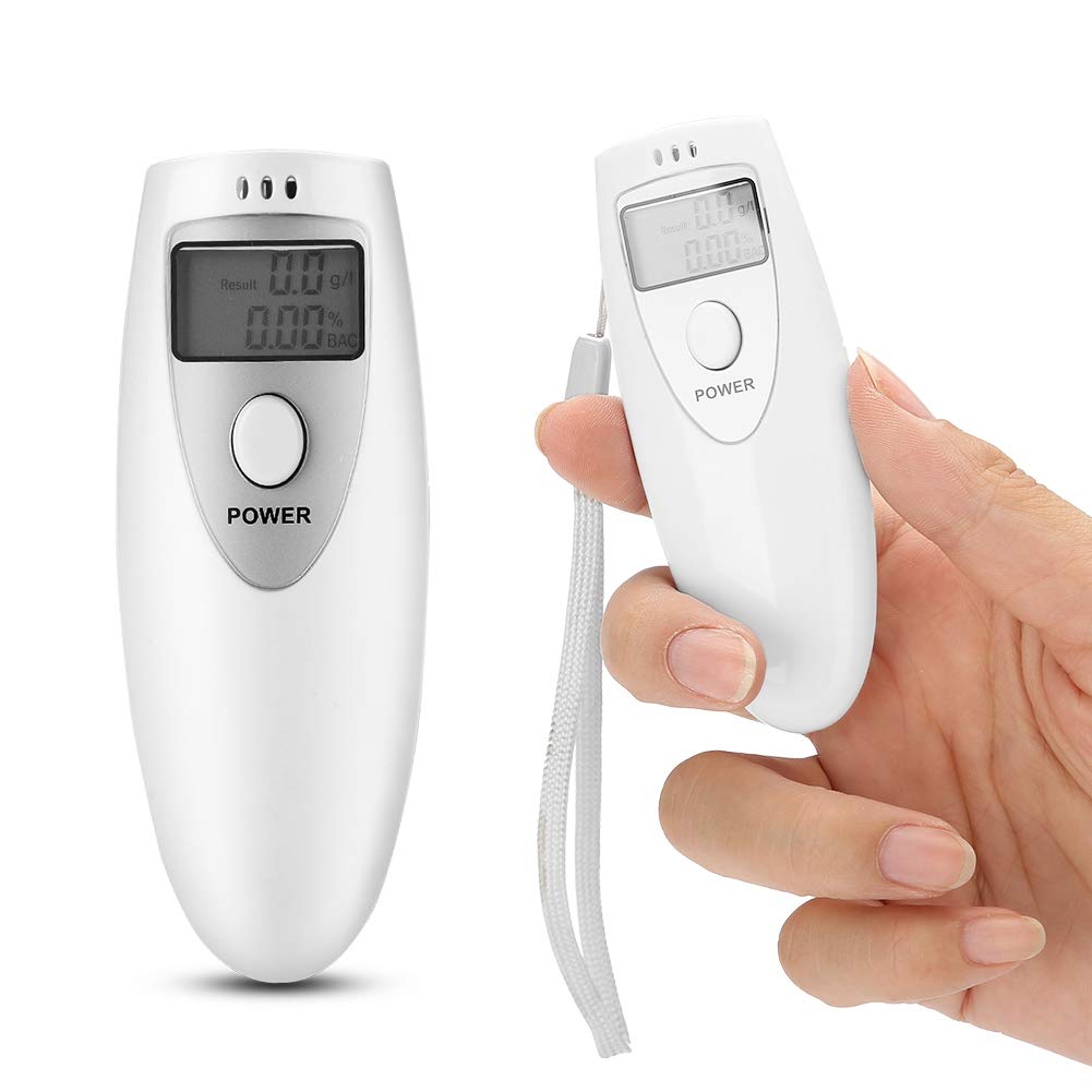 **Portable Digital Breathalyzer with LED Screen - Accurate Alcohol Tester for Drivers, Personal & Home Use - Compact & Ultra-Light for Bars, Parties & Road Safety**