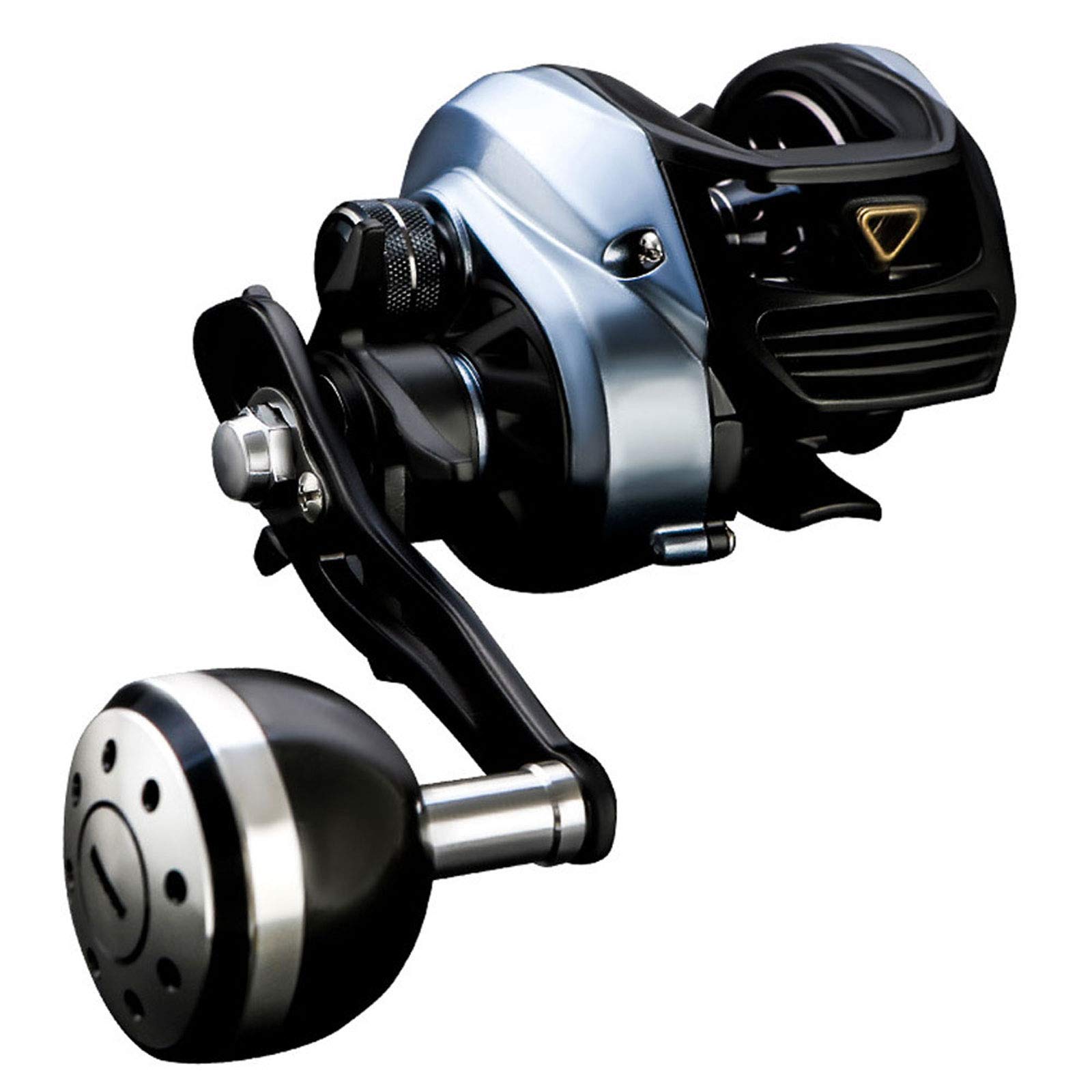 Premium Offshore Baitcasting Reel - Carbon Fiber Lightweight Design with One-Piece Handle | 7.1:1 High Speed Gear Ratio | 12+1BB Magnetic Brake System | Saltwater Boat Fishing Reel (HZ100-Right Hand) - Perfect for Deep Sea Fishing & Big Game Angling
