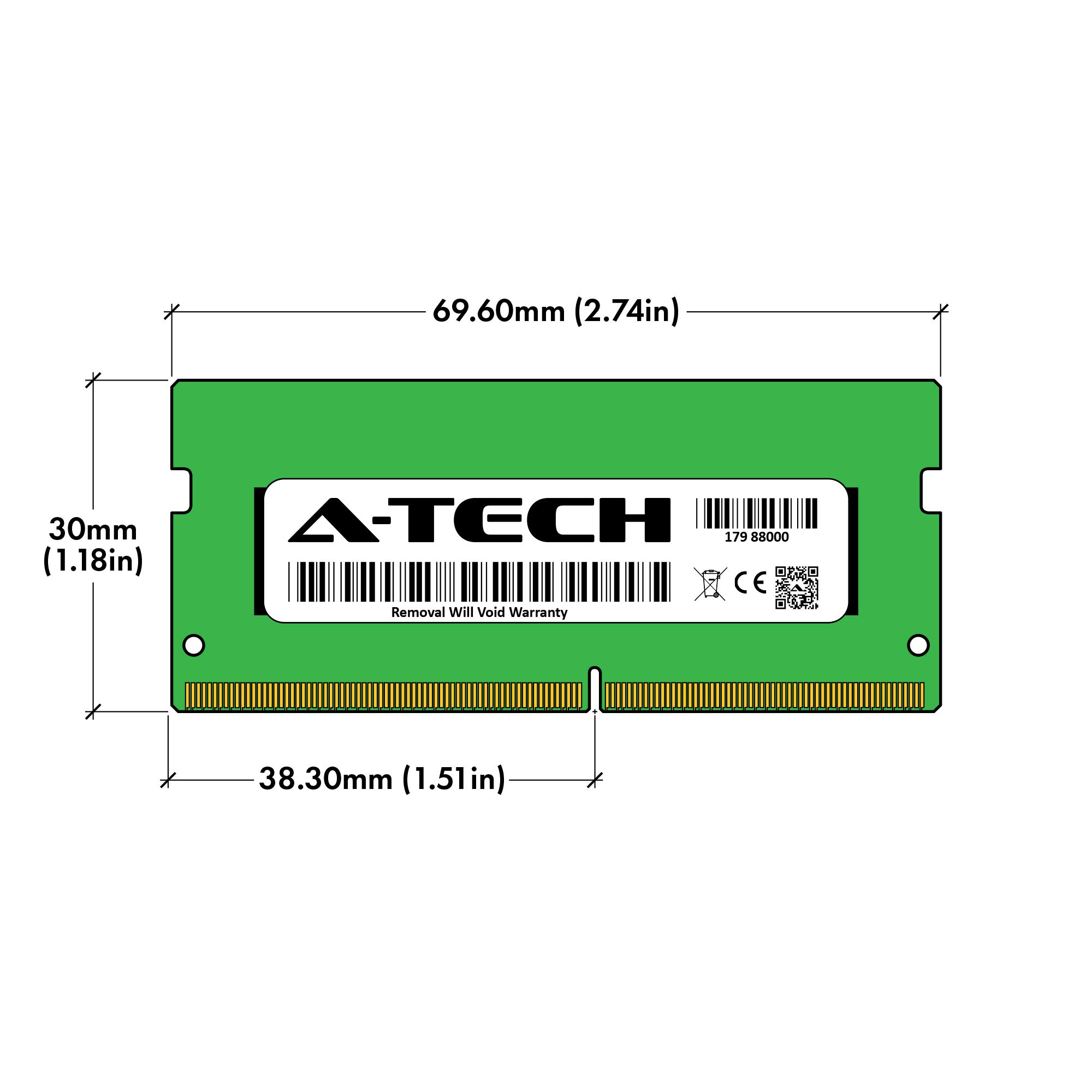 A-Tech 8GB DDR4 2666MHz SODIMM RAM for Acer Nitro 5 AN515-54-5812 Gaming Laptop - PC4-21300 Memory Upgrade Module - Enhance Performance for Gaming, Streaming & Multitasking