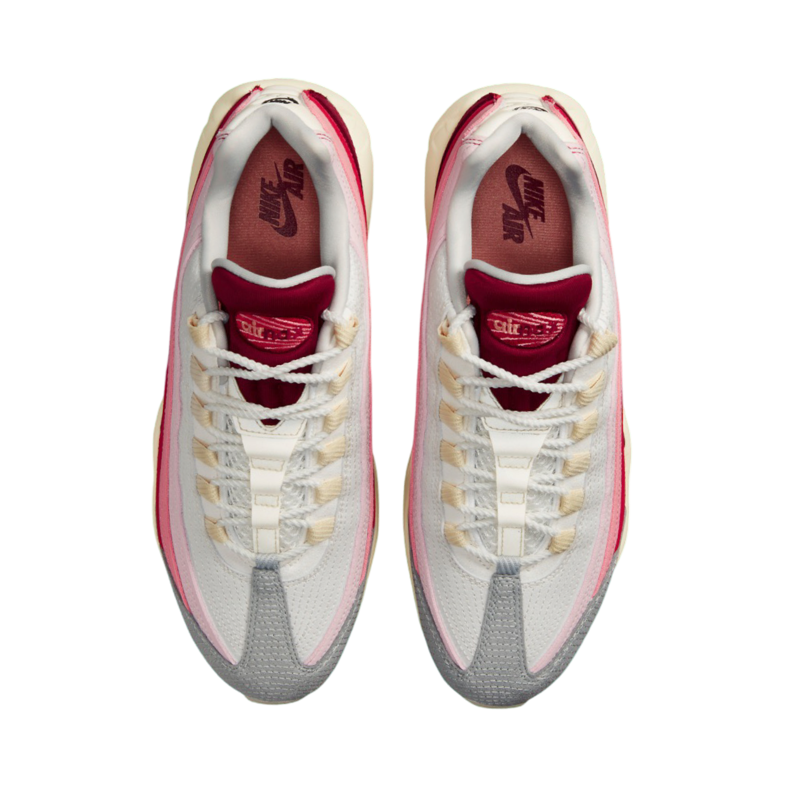 Nike Air Max 95 QS Sneakers - Team Red/Summit White Running Shoes for Men | Comfortable Athletic Shoes for Jogging, Gym Workouts & Casual Wear