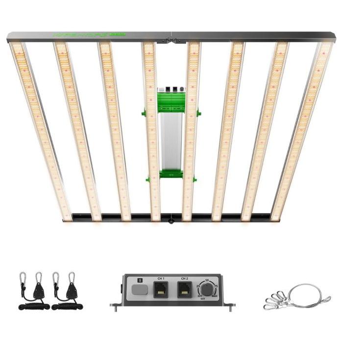Mars Hydro FC-E 1000W Full Spectrum LED Grow Light for Indoor Plants - High Efficiency Hydroponic Lighting for Vegetables, Flowers & Herbs - Perfect for Grow Tents, Greenhouses & Home Gardening