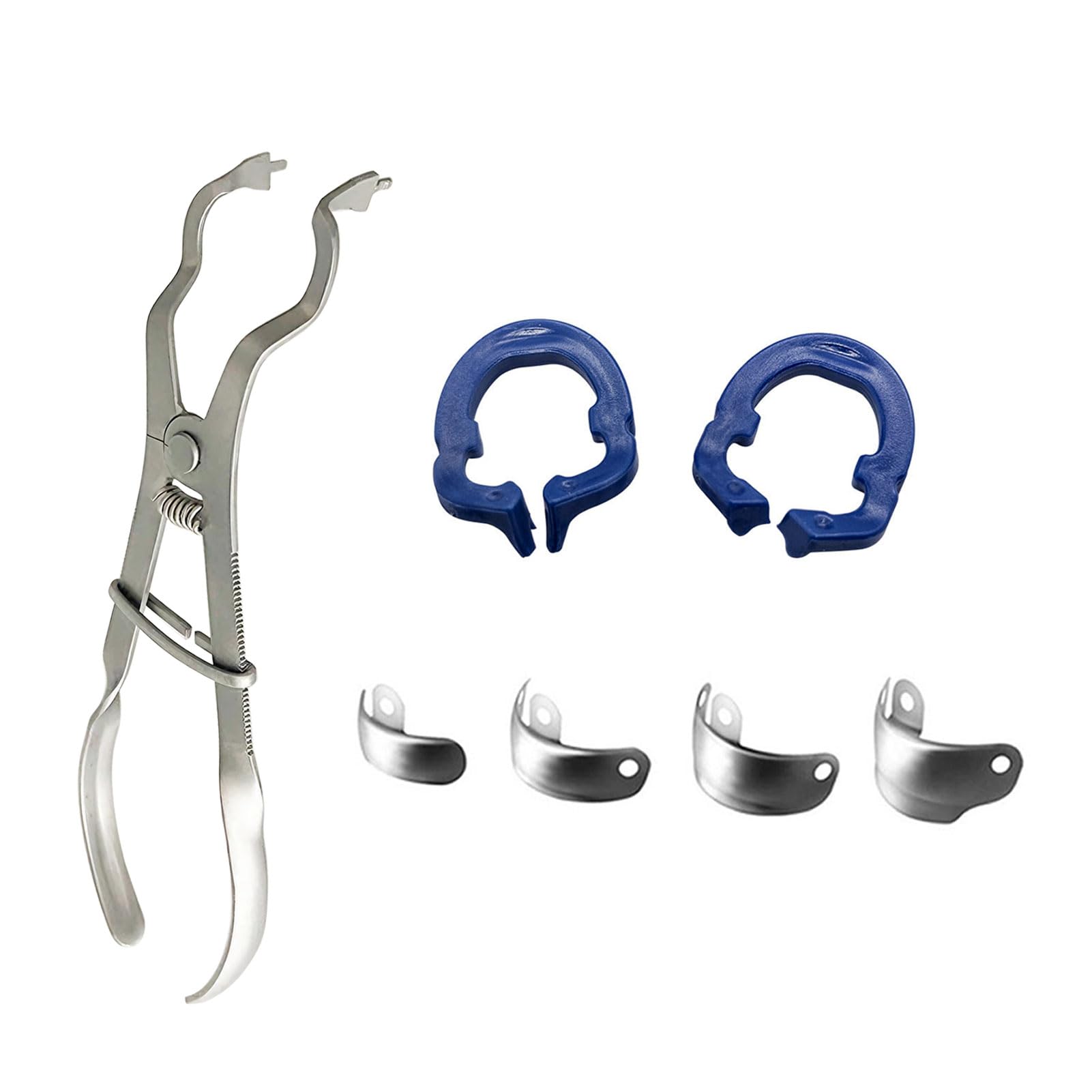 Premium Dental Sectional Matrix System Set with Matrix Bands, Placing Plier Forceps & Resin Clamping Rings - Professional Dental Restoration Kit for Composite Fillings & Crowns - Perfect for Dentists & Dental Clinics