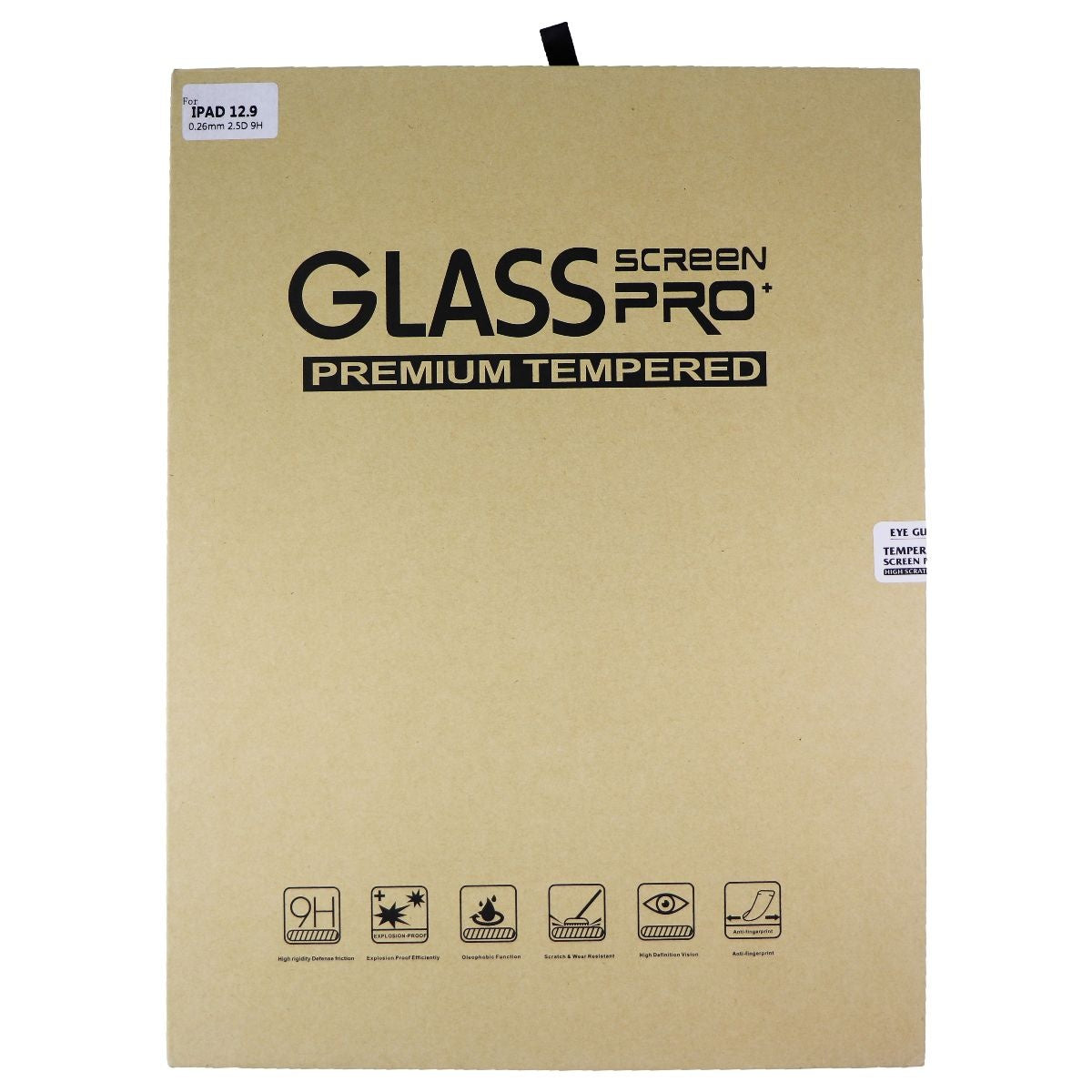 Premium Tempered Glass Screen Protector for Apple iPad 12.9 1st Gen - Shatterproof, HD Clear, Anti-Scratch - Perfect for Work, Study & Entertainment