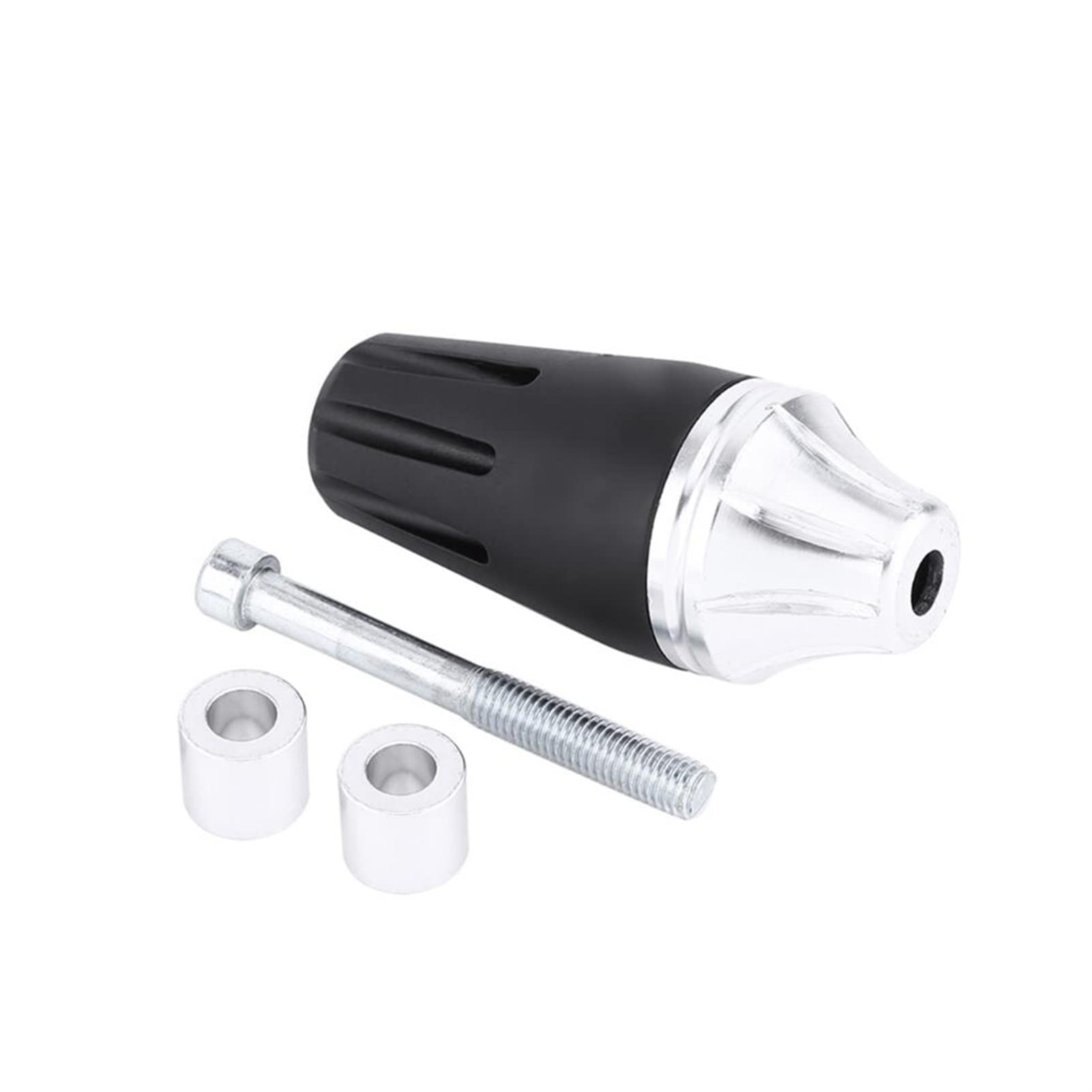 8mm Motorcycle Frame Slider - 1PC Black Crash Protector Bar for Bike Engine Protection, Ideal for Urban Commuting and Off-Road Adventures