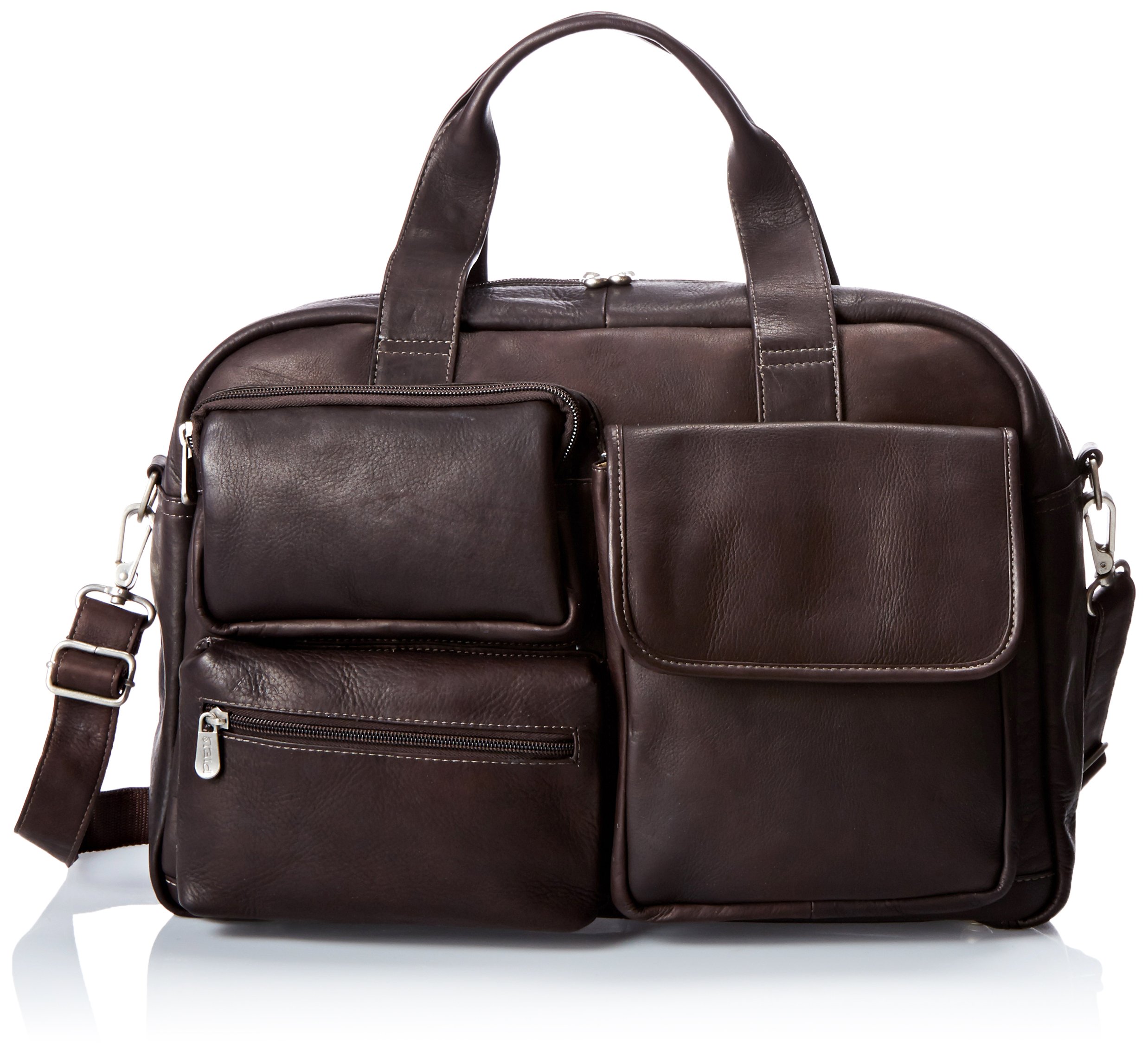 Multi-Pocket Carry-on Luggage - Chocolate Brown Expandable Travel Bag for Women & Men - Perfect for Airplane, Business Trips & Weekend Getaways