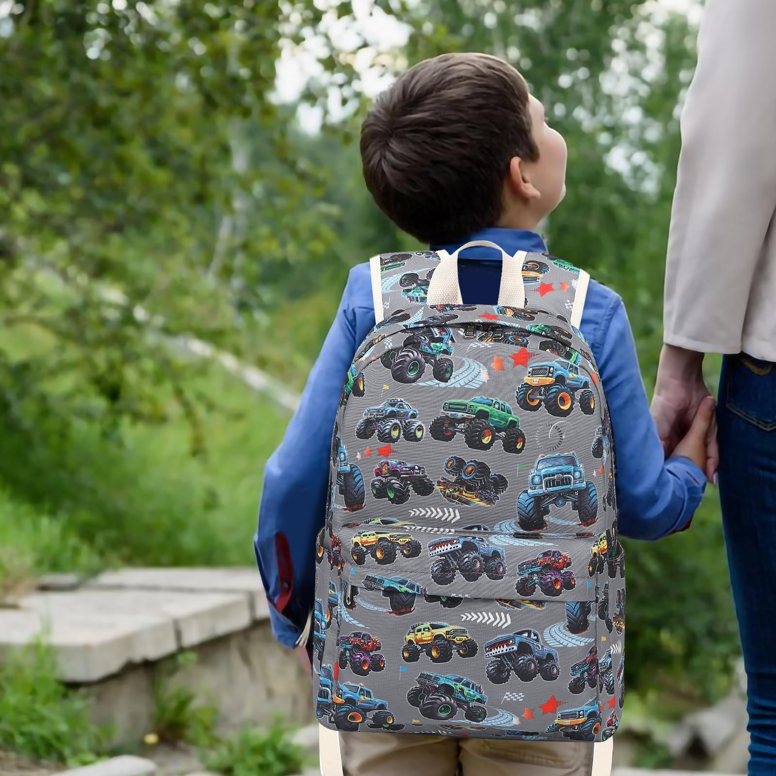**LEDAOU Kids School Backpack with Lunch Box - Durable Book Bag for Boys & Girls, Kindergarten & Preschool - Perfect for School, Travel & Daily Use**
